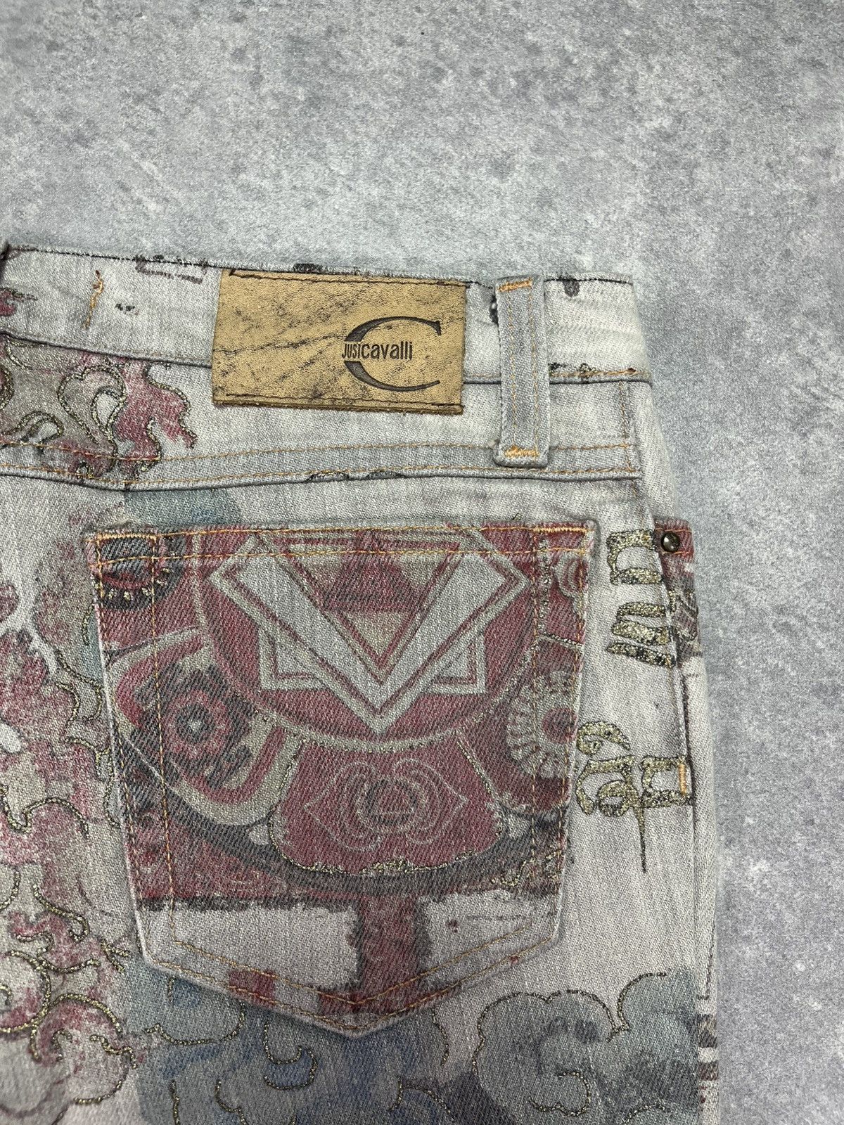 Just Cavalli SS05 Just Cavalli Asian World Fantasy Jeans 28 Size US 28 / EU 44 - 14 Thumbnail