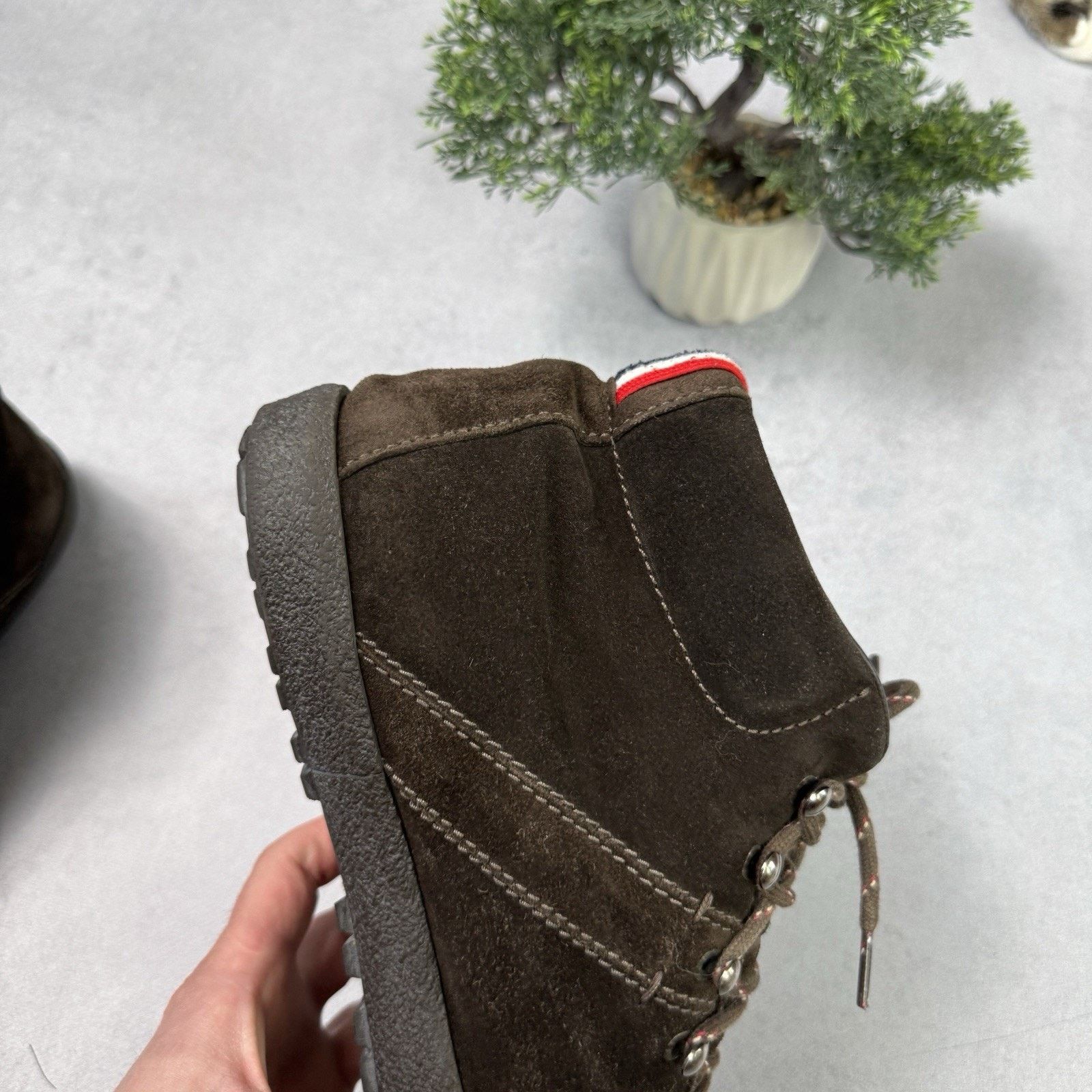 Moncler Moncler Men Brown Hi Top Suede Boot Size 42 US 9 Size US 9 / EU 42 - 16 Thumbnail