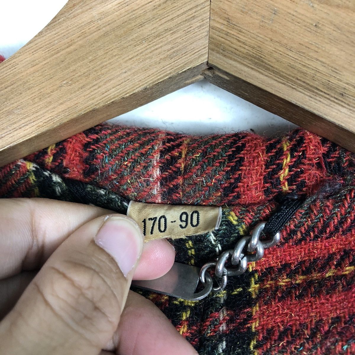Japanese Brand 📌Vintage Wool Jacket Chore D'Urban Blanket Issey Miyake Size US M / EU 48-50 / 2 - 22 Thumbnail