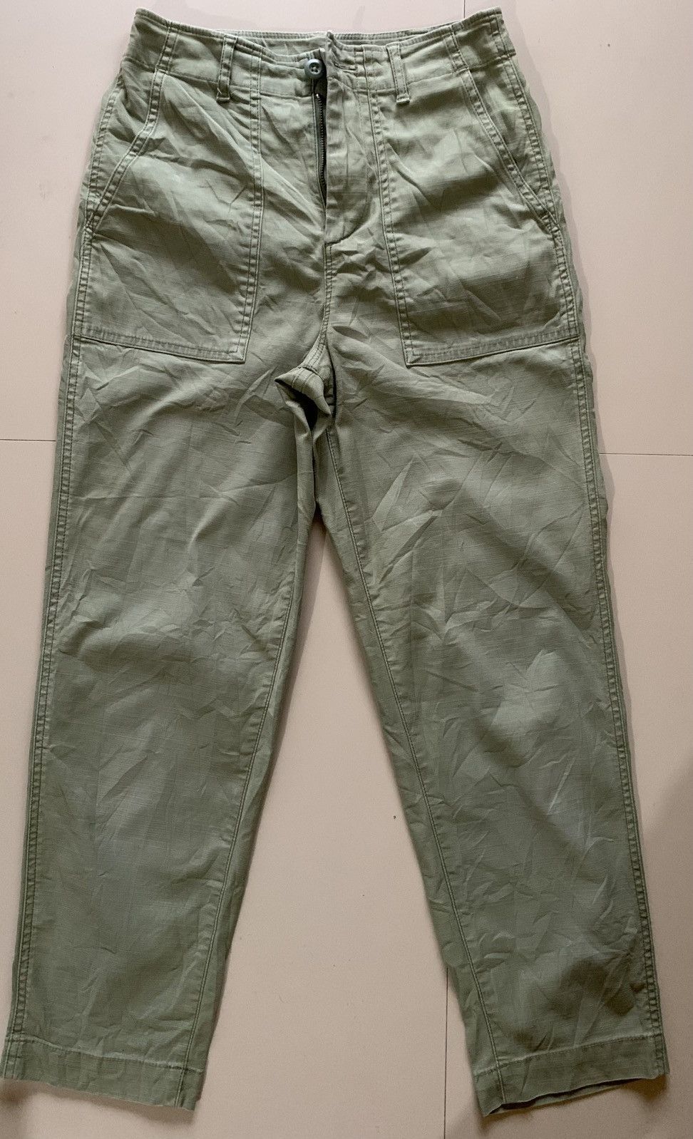Uniqlo Uniqlo Olive Fatique Pants - Classic Military Size US 27 - 1 Thumbnail