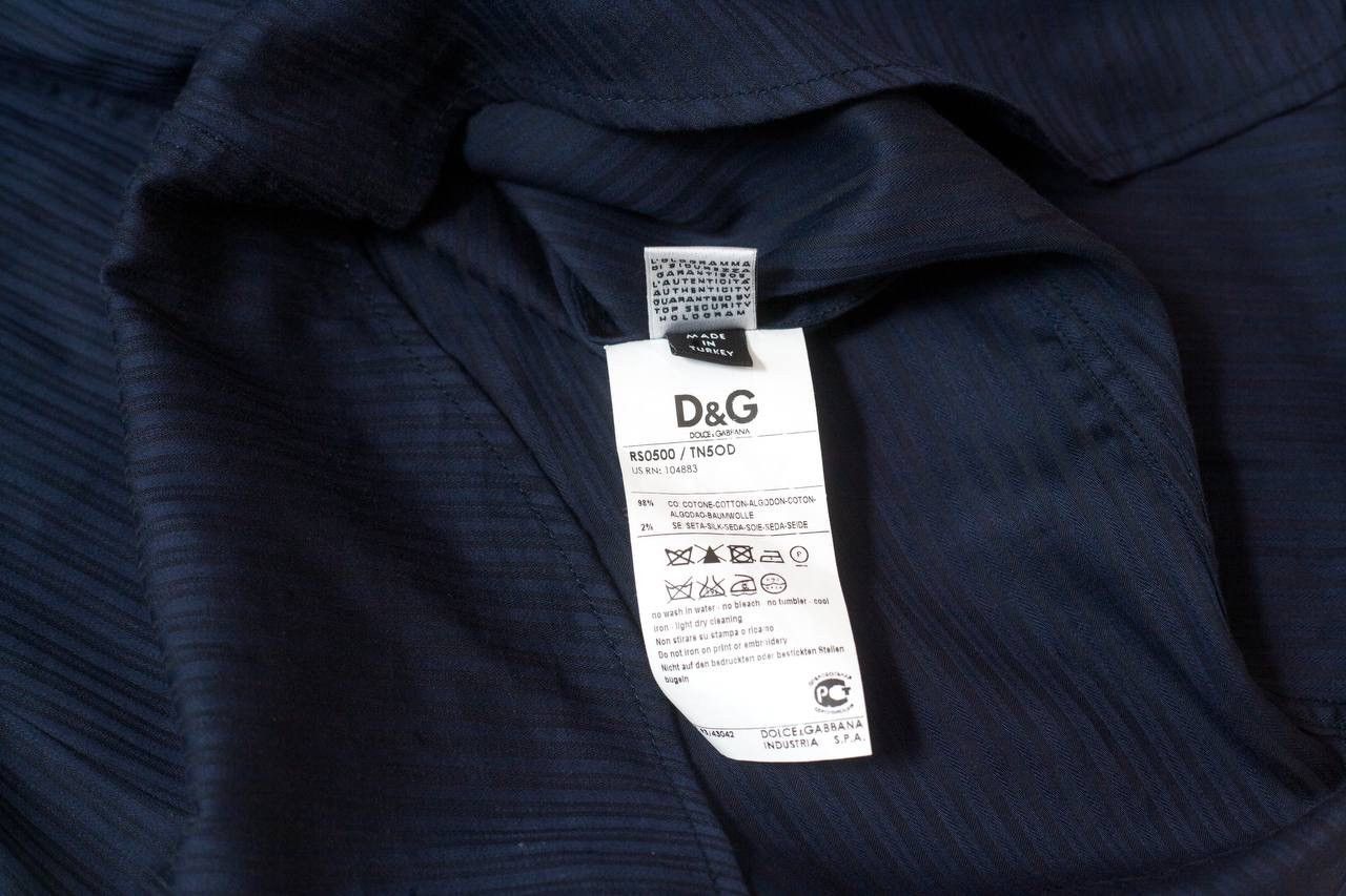 Dolce & Gabbana Dolce & Gabbana cotton seta slim shirt Size US M / EU 48-50 / 2 - 8 Thumbnail