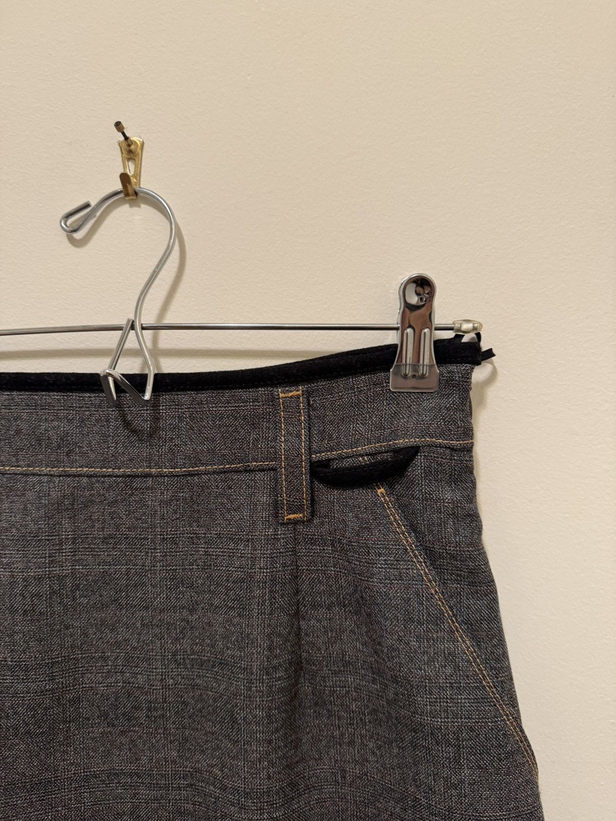 Prada Prada AW16 Multicolor Wool Skirt Size 26" / US 2 / IT 38 - 3 Thumbnail