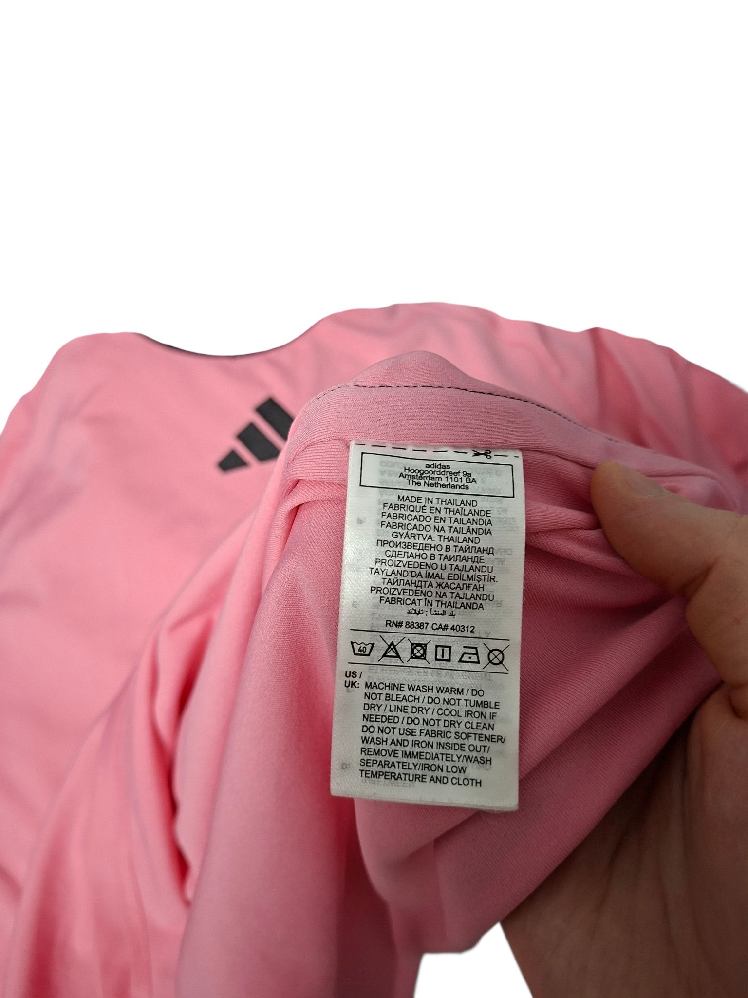 Adidas INTER MIAMI ADIDAS 2023 MLS SOCCER JERSEY TEE Size US L / EU 52-54 / 3 - 5 Thumbnail