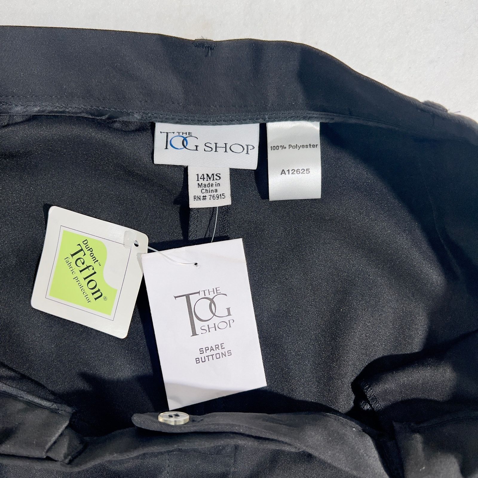 Other The Tog Shop Pants Woman's 14 MS (Misses) Dark Black New Size 32" / US 10 / IT 46 - 2 Thumbnail