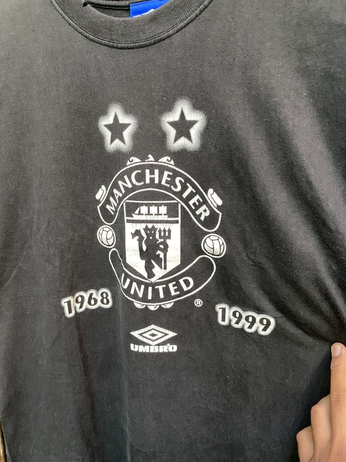 Umbro Vintage Manchester United Champions of Europe by Umbro Tee Size US L / EU 52-54 / 3 - 2 Thumbnail