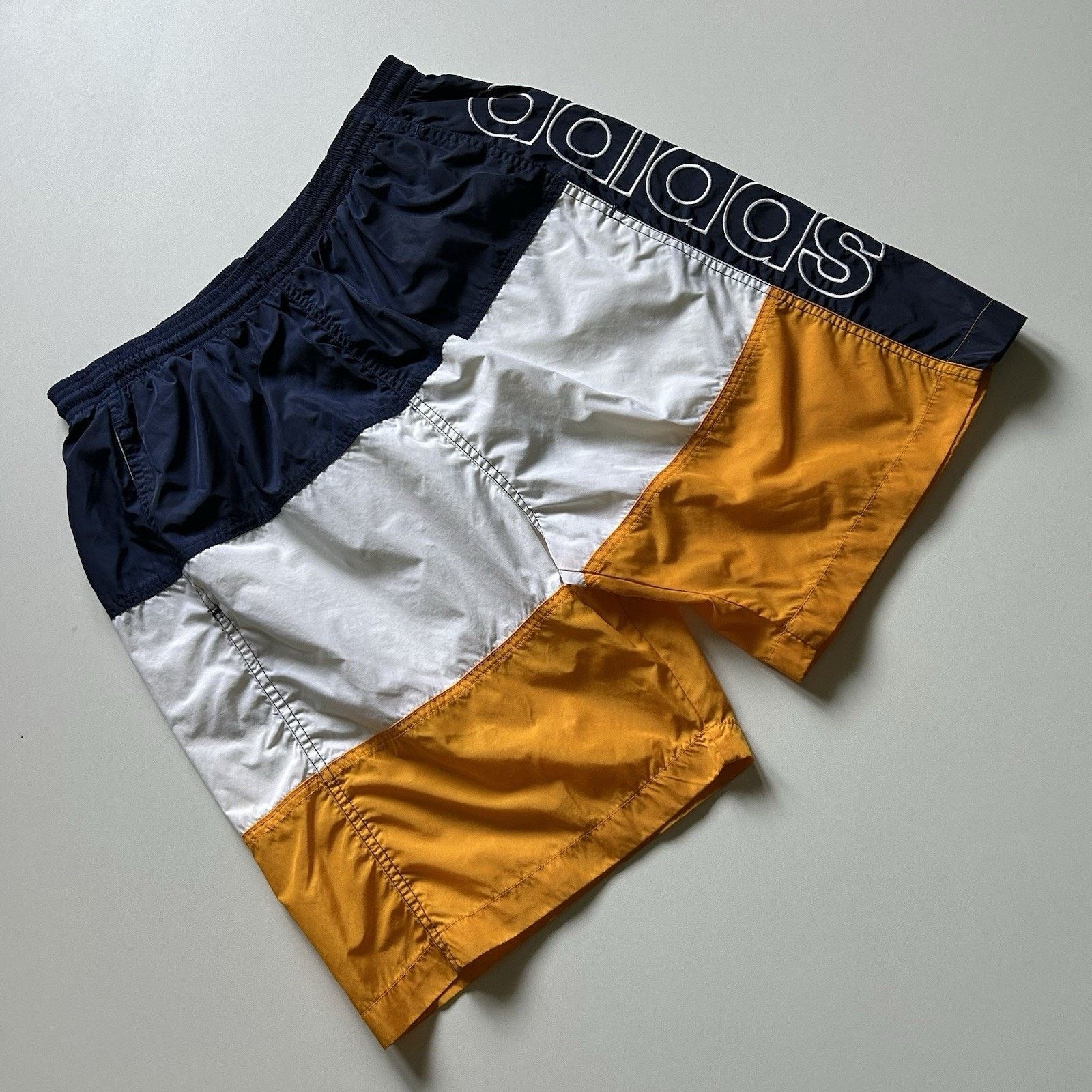 Adidas Vintage Adidas Swim Shorts Medium Y2K Spell Out 3 Stripe Size US 30 / EU 46 - 2 Thumbnail