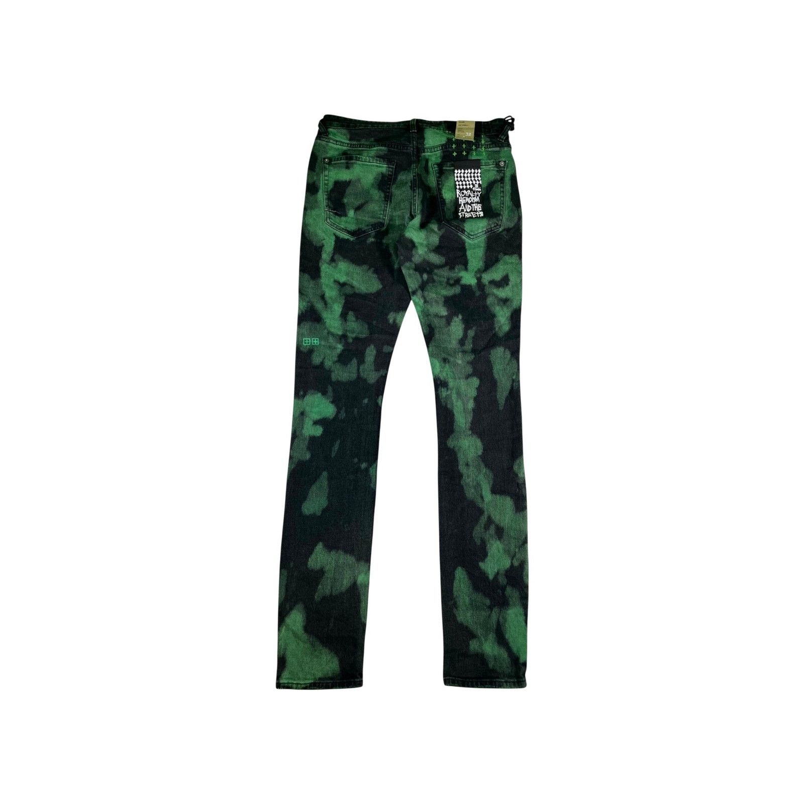 Ksubi Ksubi "Van Winkle" Black & Green Jeans Size US 32 / EU 48 - 2 Thumbnail