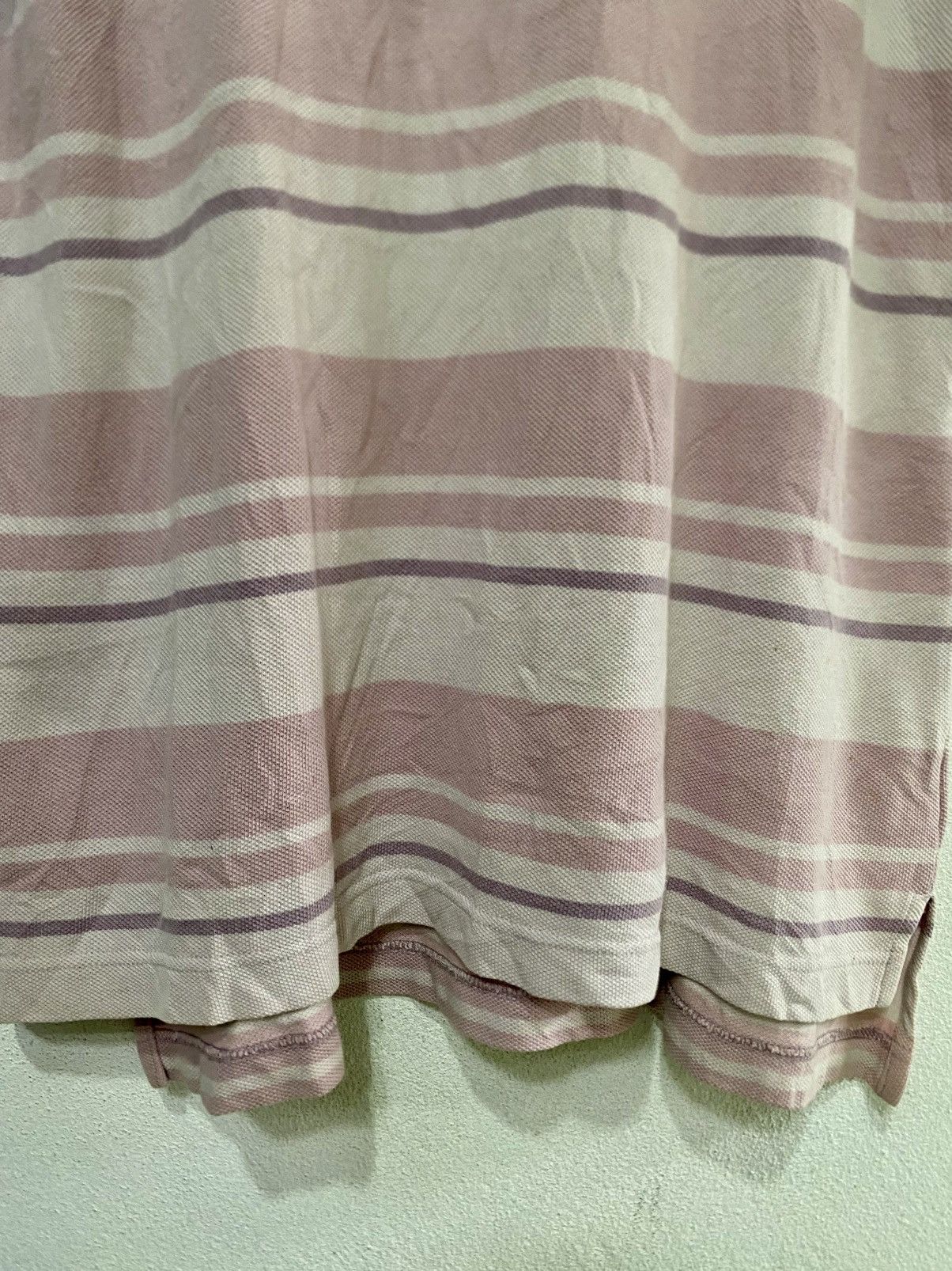 Japanese Brand × Yves Saint Laurent Yves Saint Laurent Striped Collar T Shirt Size US M / EU 48-50 / 2 - 3 Thumbnail