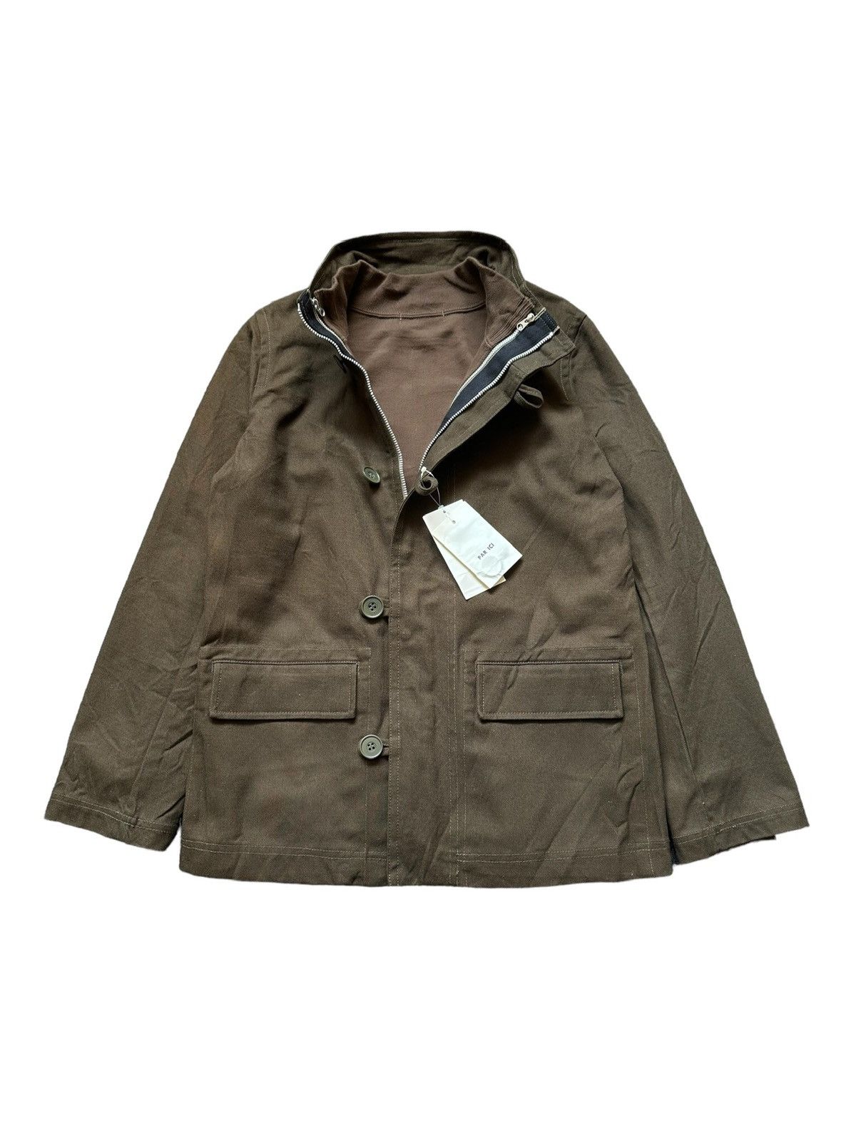 RIPVANWINKLE 2007 Archive PAR ICI dark olive jacket Size US M / EU 48-50 / 2 - 4 Thumbnail