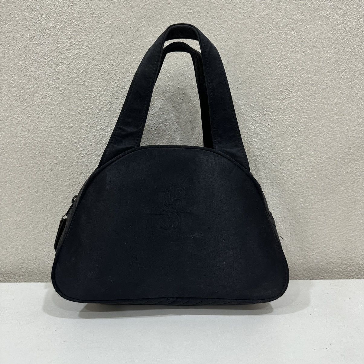 Yves Saint Laurent ‼️LASTDROP‼️ YVES SAINT LAURENT NAVY NYLON HANDBAG YSL Size ONE SIZE - 2 Thumbnail