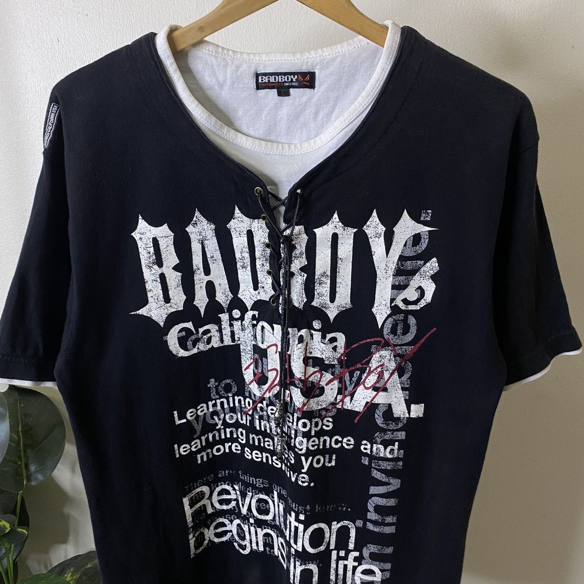 If Six Was Nine Badboy Seditionaries Poem Cyber Gothic Punk Grunge LGB Style Size US L / EU 52-54 / 3 - 2 Thumbnail