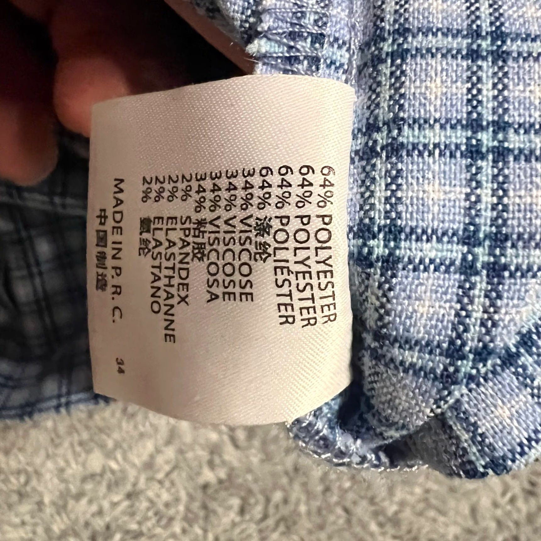 Brandy Melville Brandy Melville Skirt Women One Size Mini Blue Plaid John Galt Size 42" / US 20 - 6 Thumbnail