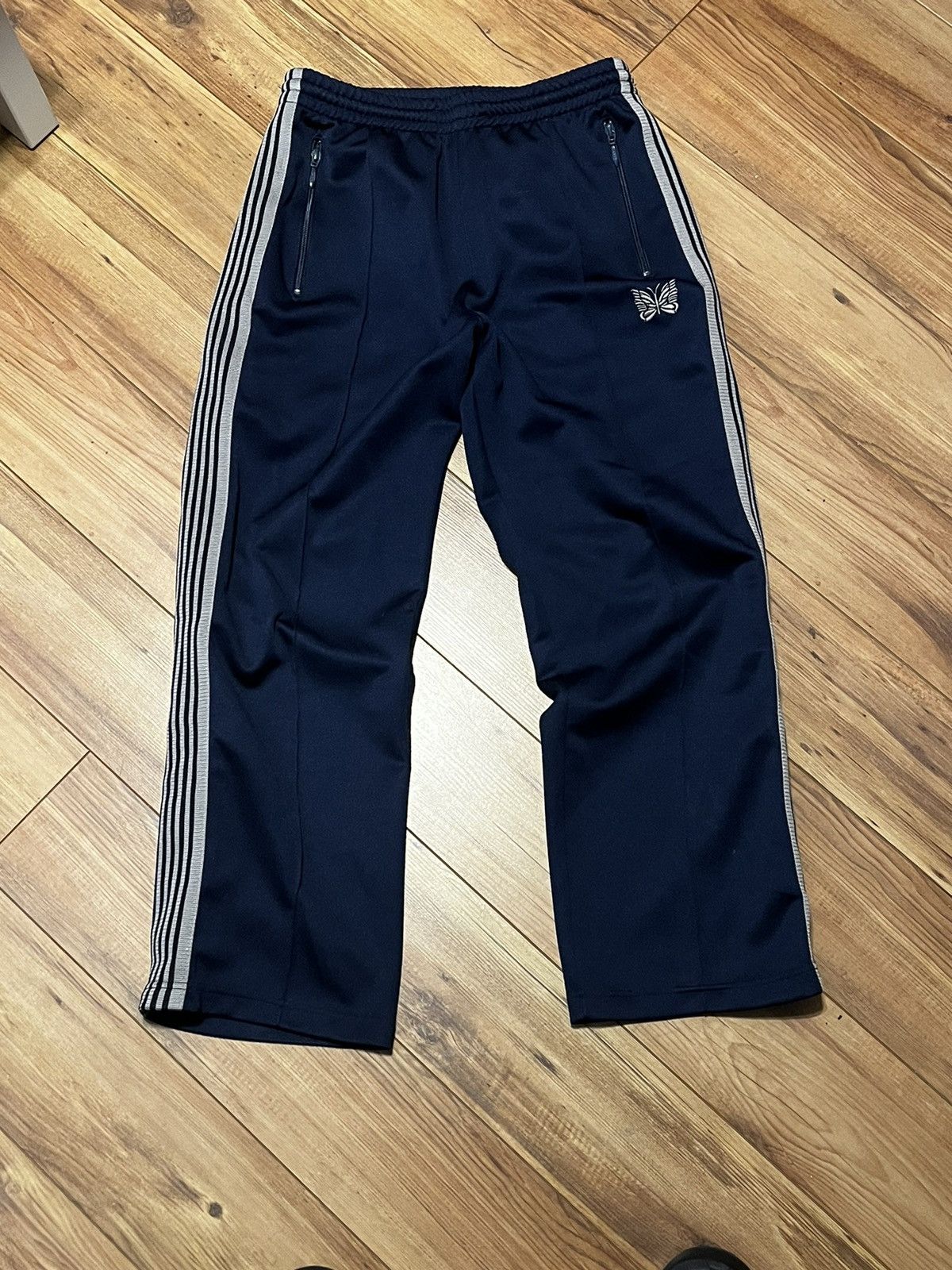 Image of Needles Track Pants in Blue, Men's (Size 30)