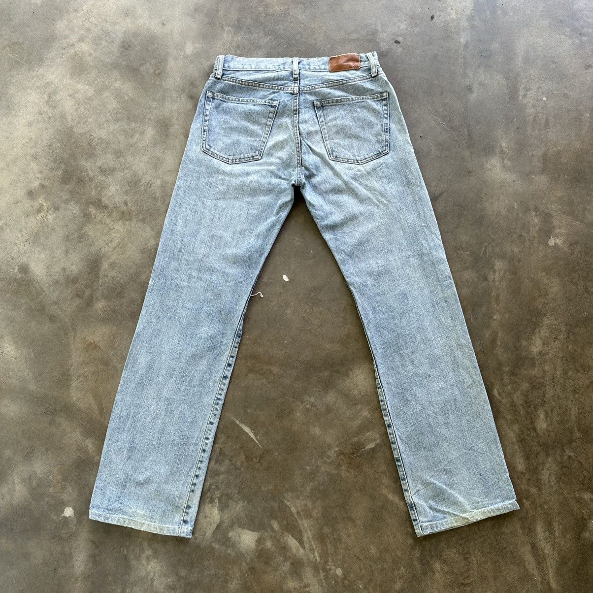 Japanese Brand Vintage Japanese Distressed Faded Denim Jean Pant W30 Size US 30 / EU 46 - 9 Thumbnail