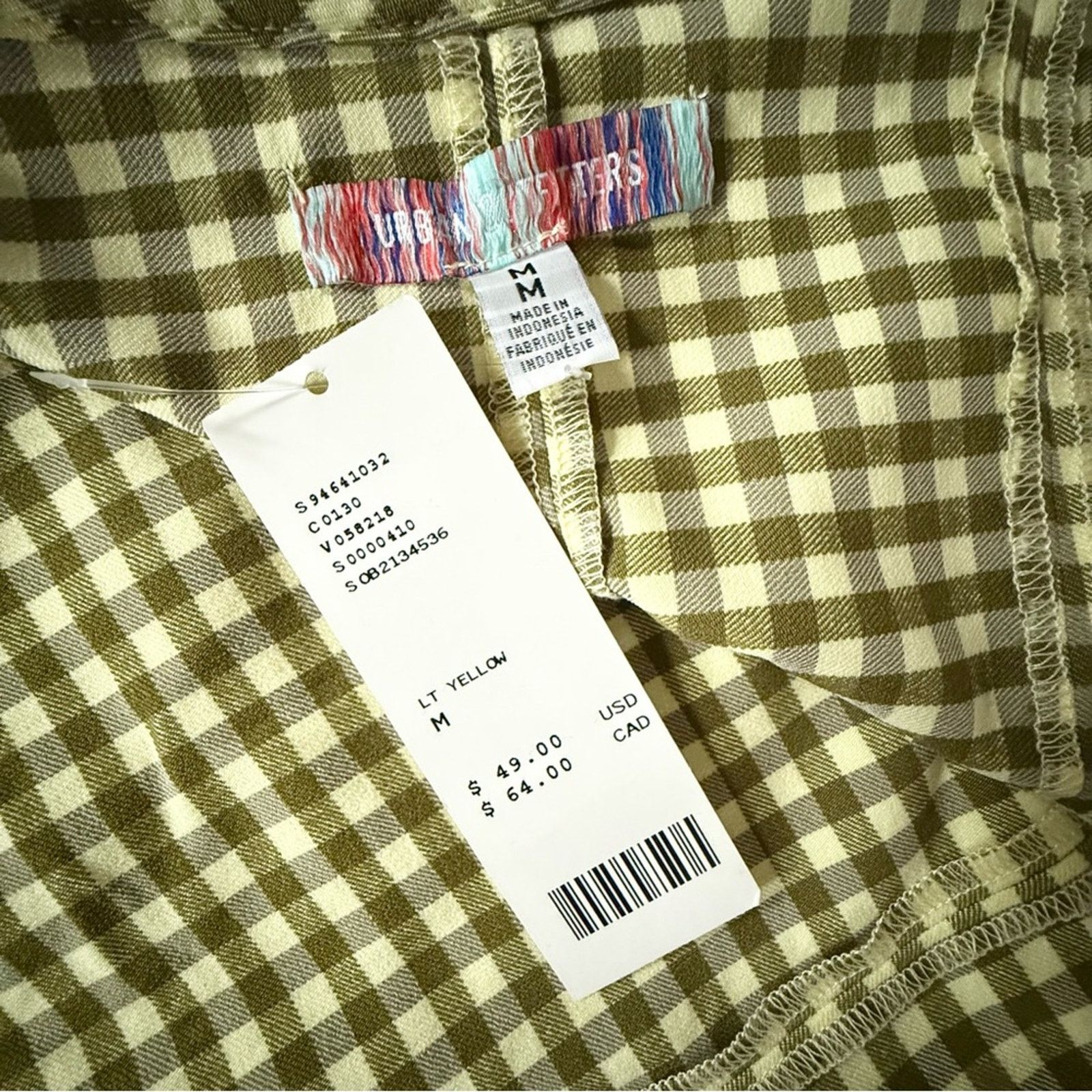 Urban Outfitters Urban Outfitters Margot Strapless Drop Waist Gingham Dress M Size M / US 6-8 / IT 42-44 - 5 Thumbnail