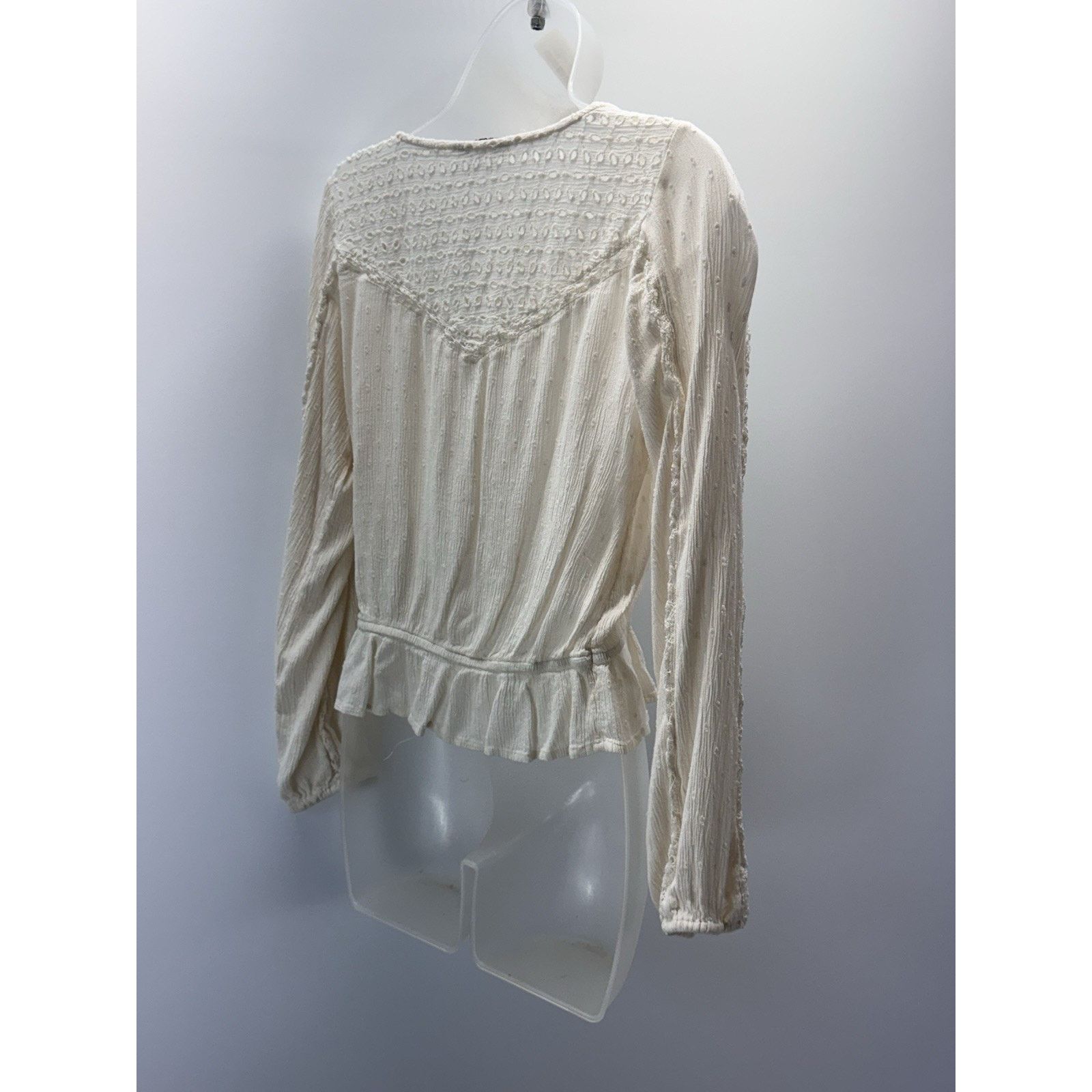 American Eagle Outfitters American Eagle Women’s Small Shirt Blouse Top Button Size S / US 4 / IT 40 - 2 Thumbnail