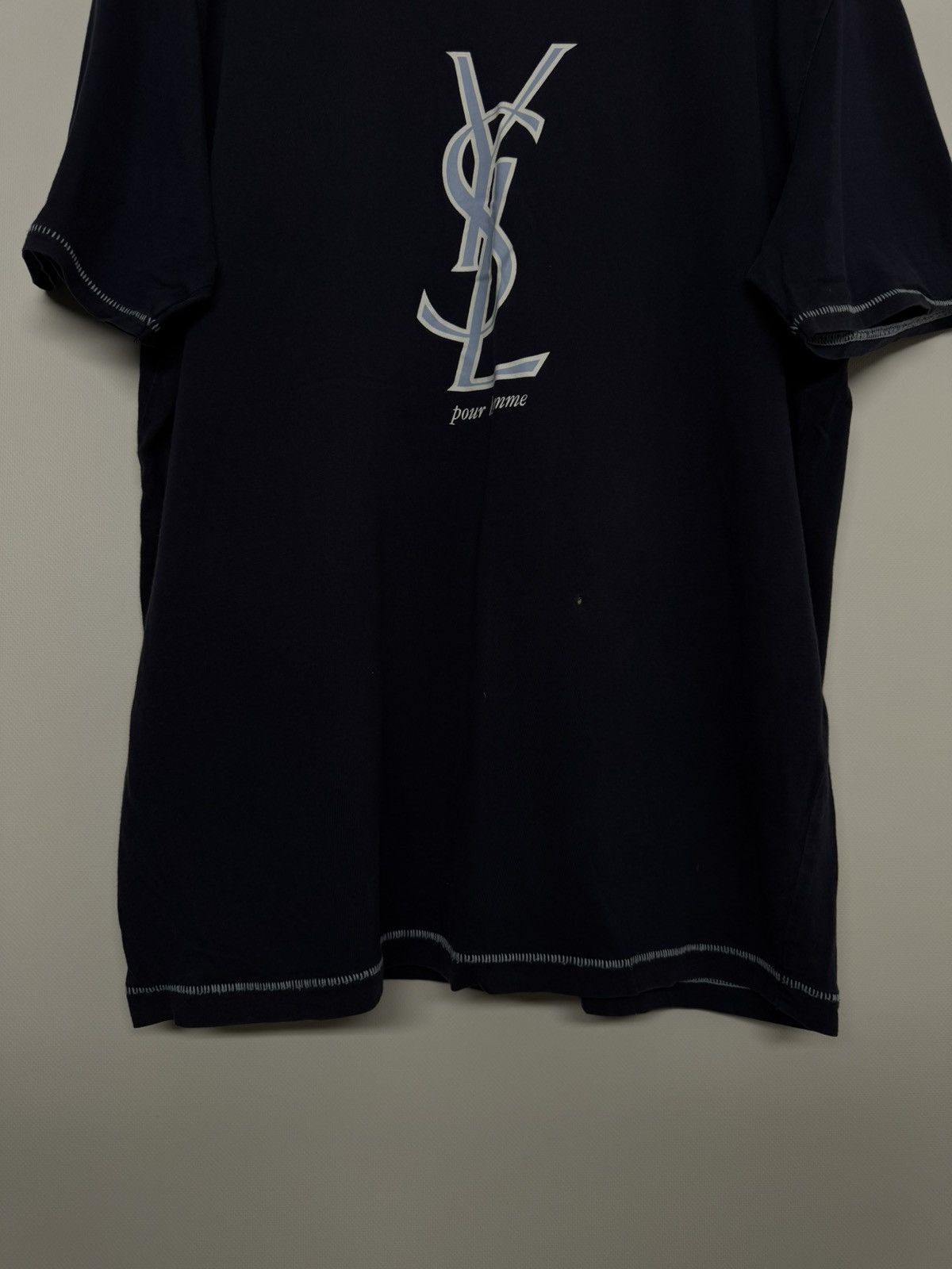 Yves Saint Laurent Vintage YSL Yves Saint Laurent T Shirt 00’s Size US M / EU 48-50 / 2 - 7 Thumbnail