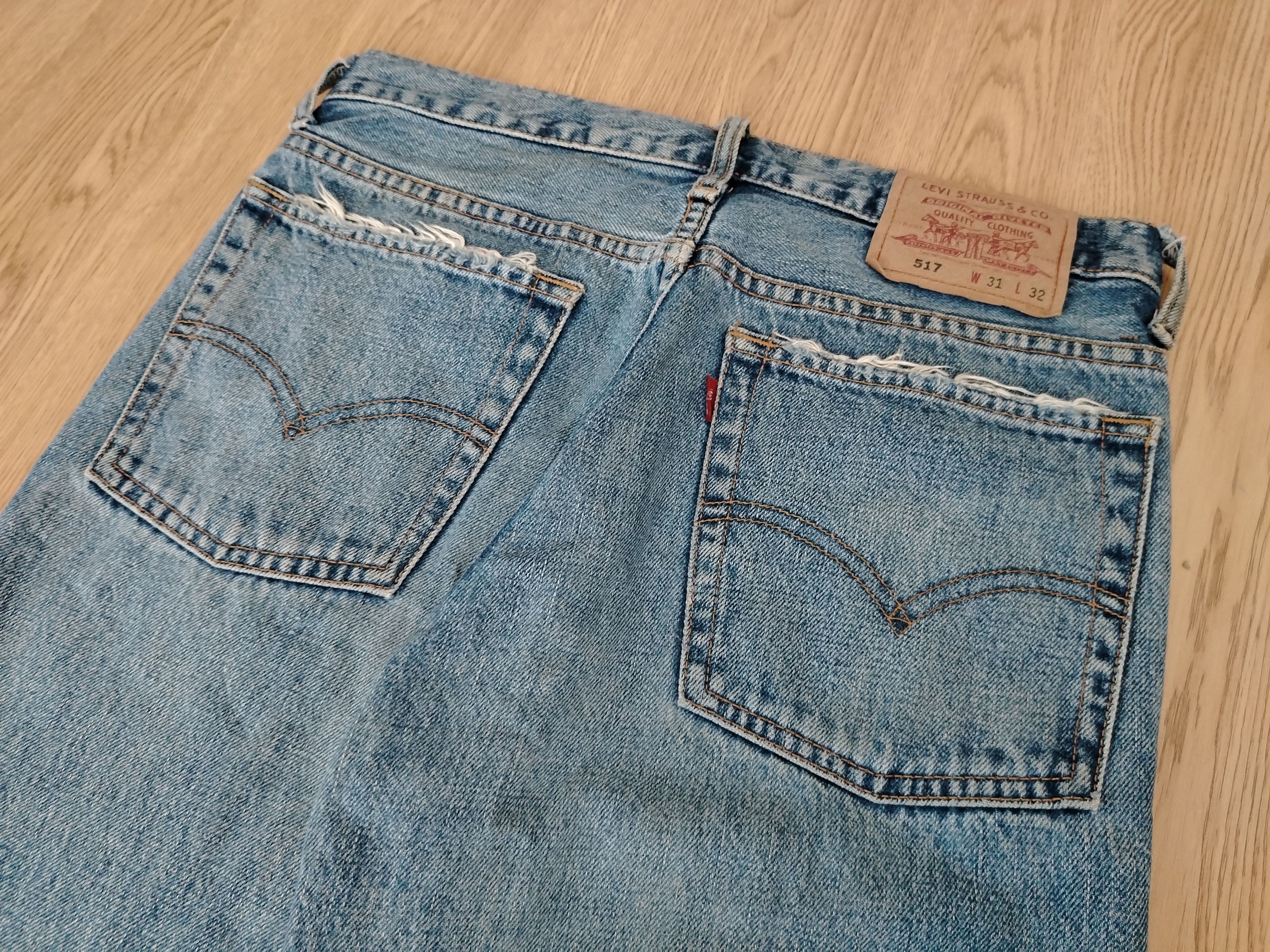 Levi's × Vintage Levis 517 Jeans Bootcut Vintage Size US 30 / EU 46 - 15 Thumbnail