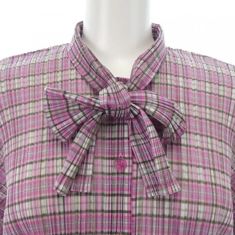 Issey Miyake Issey Miyake Bow Shirt Size L / US 10 / IT 46 - 3 Thumbnail