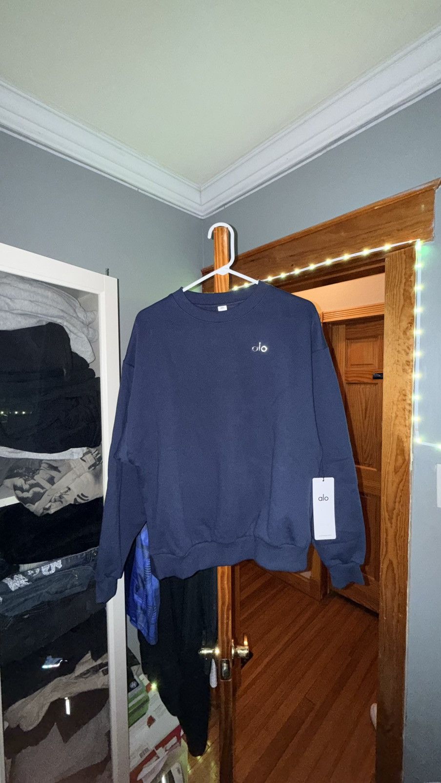 Alo Alo Yoga Men's Navy and Blue Sweatshirt Size US S / EU 44-46 / 1 - 1 Thumbnail
