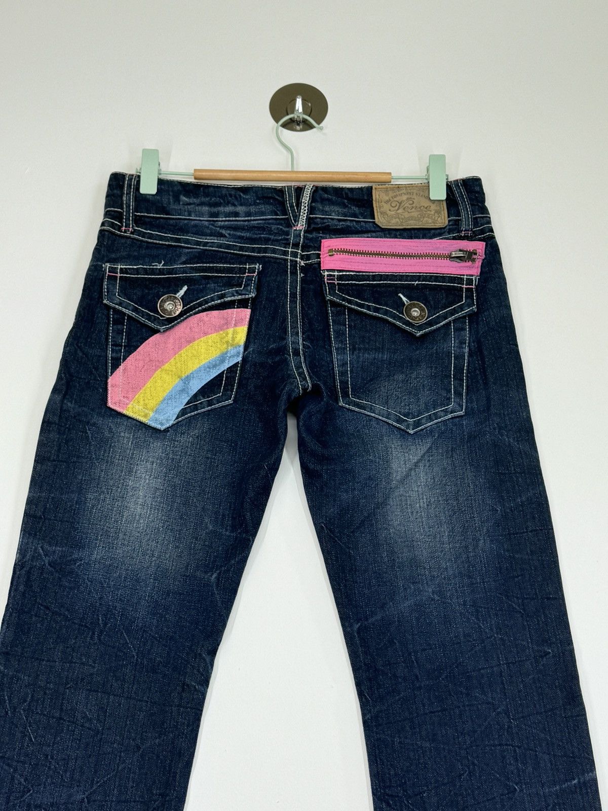 Designer × Japanese Brand × Vintage VTG VENCE DAICOCK PRINTED PATCHES DENIM Size US 30 / EU 46 - 8 Thumbnail