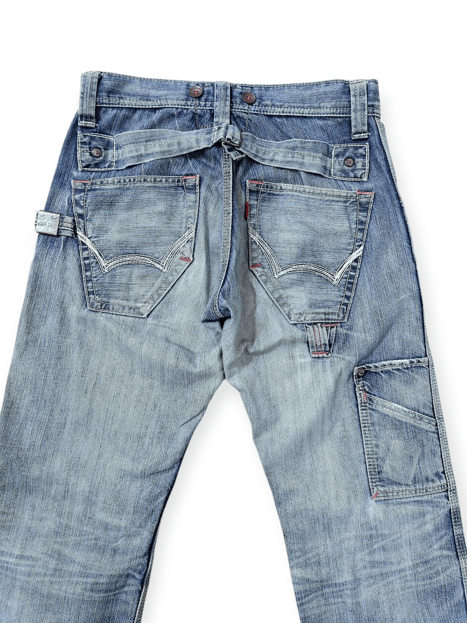 Edwin Edwin Retro Blue trip Buckle Back Unique Pocket Denim Size US 30 / EU 46 - 19 Thumbnail