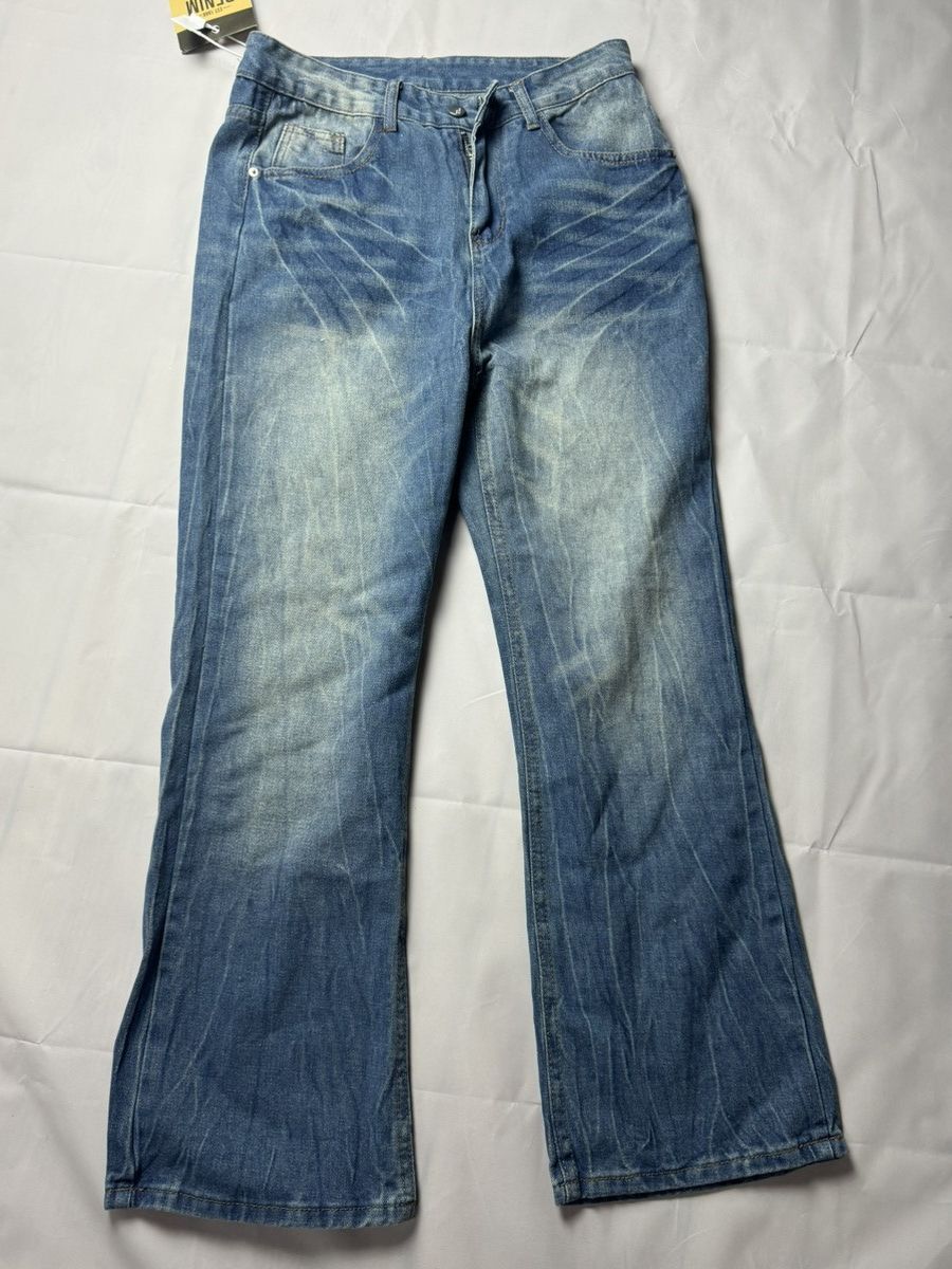 SUN FADED DUNE BAGGY DENIM – NO/FAITH STUDIOS
