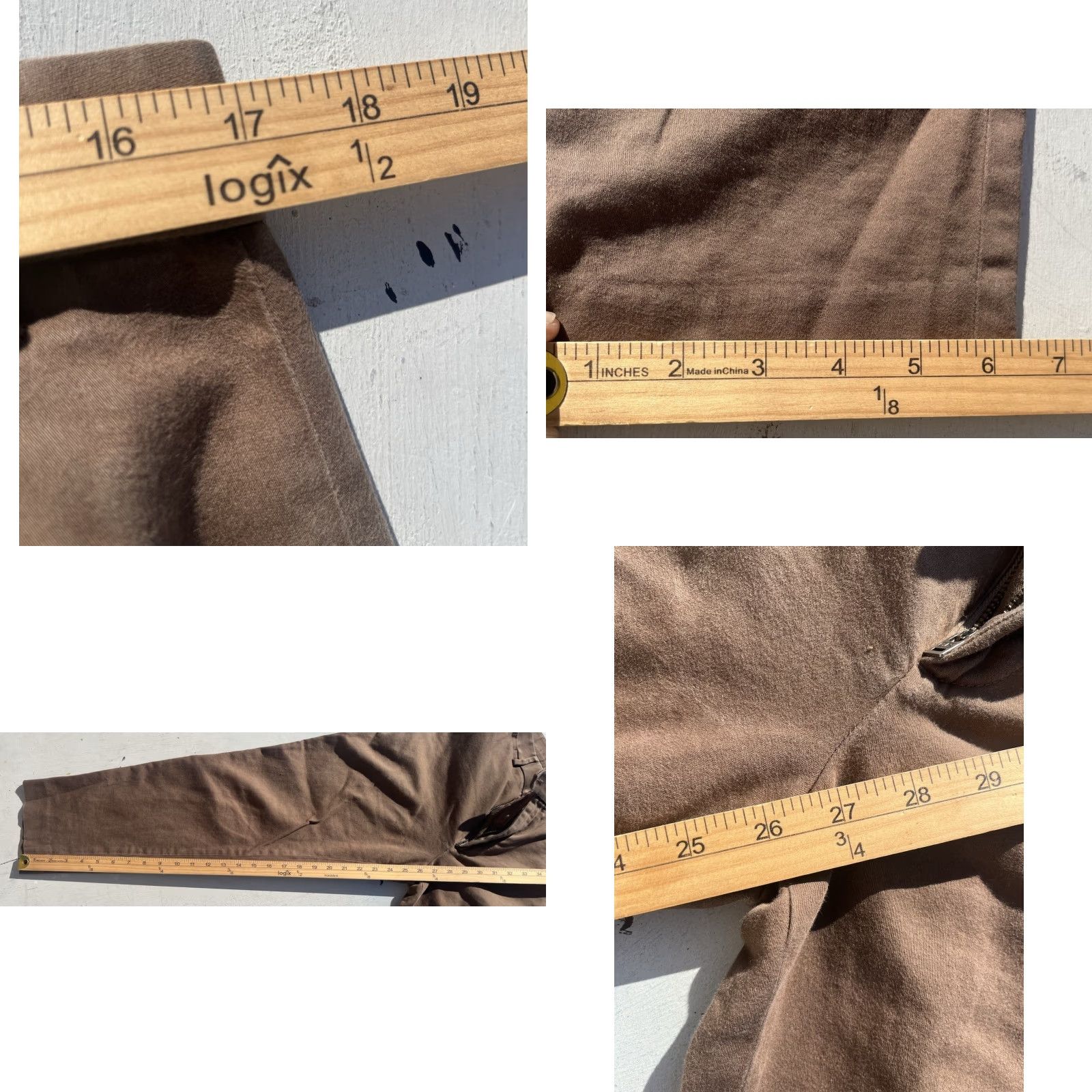 Banana Republic Banana Republic Men's Pants Traveler 33x30 Brown Stretch Casual City Business Size US 33 - 8 Thumbnail