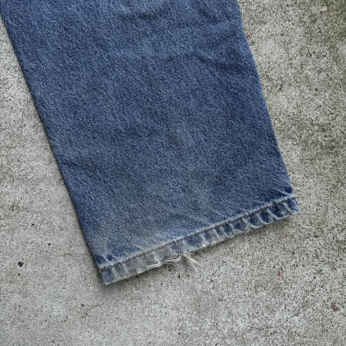 Vintage Thrashed Faded Distressed Tommy Jeans Skater ERD Grunge Size US 33 - 14 Thumbnail