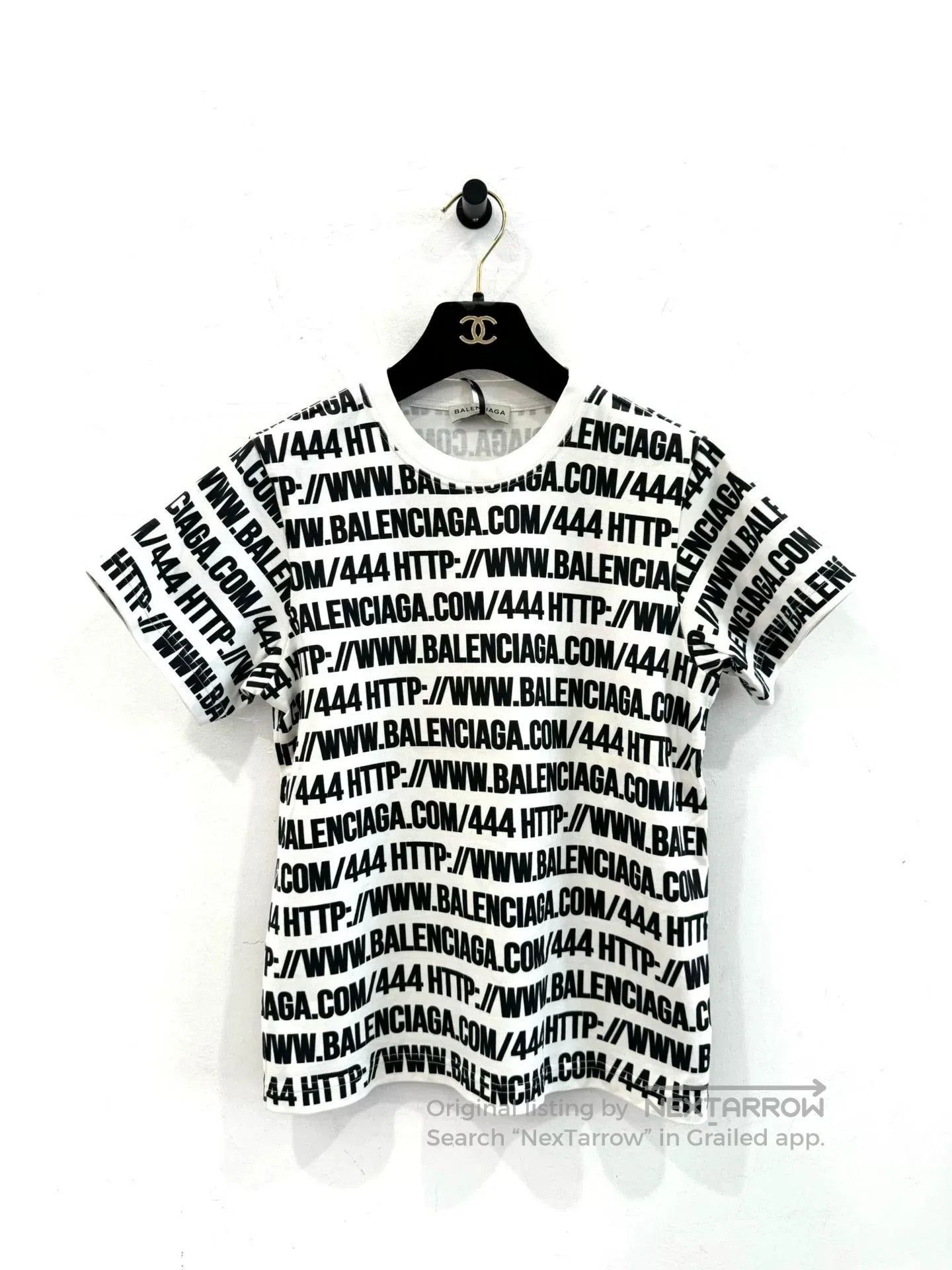 Balenciaga Balenciaga Logo Print Women's Short Sleeve Tee. Size M / US 6-8 / IT 42-44 - 1 Thumbnail