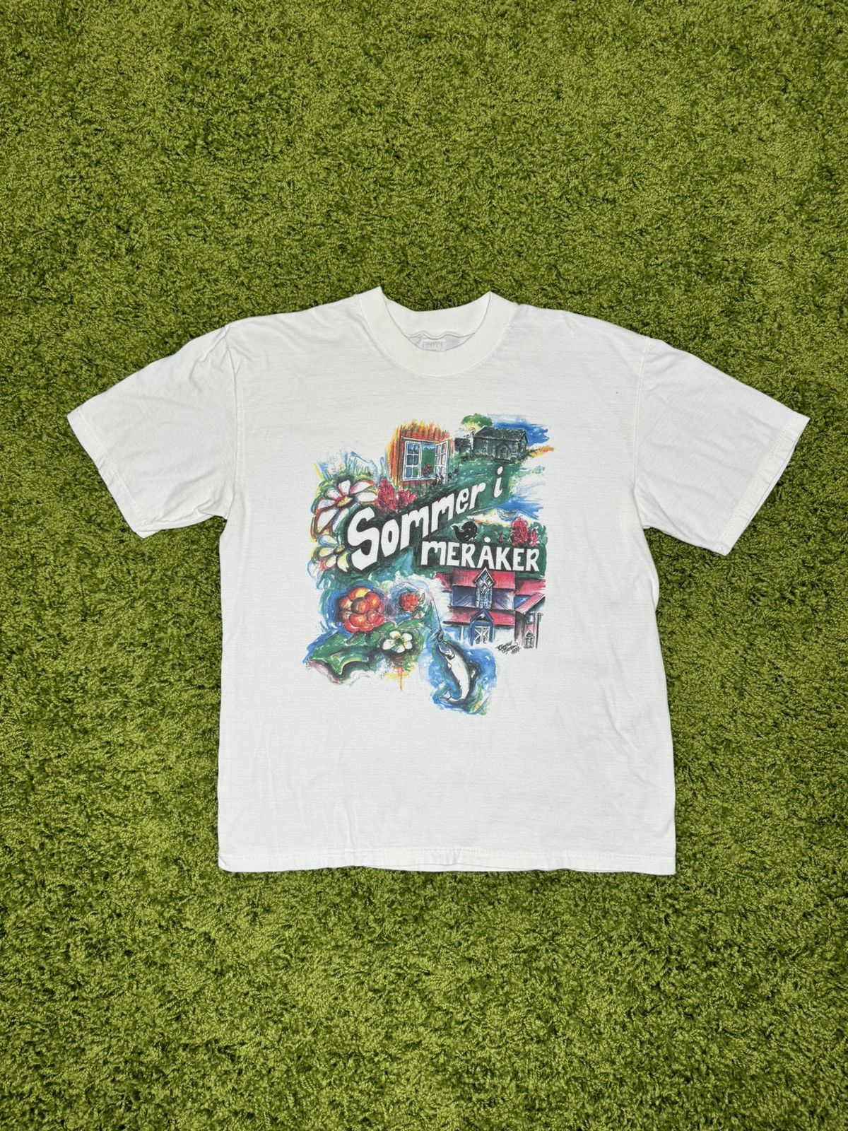 Vintage 1999 Sommer i Meråker Tee Size US L / EU 52-54 / 3 - 1 Thumbnail