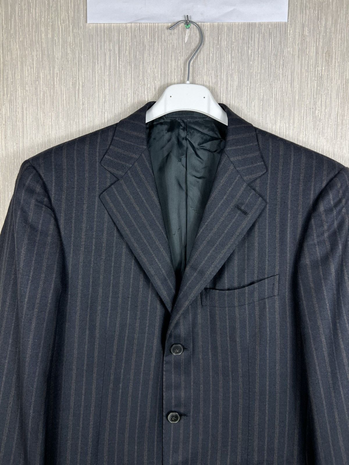 Ermenegildo Zegna Ermenegildo Zegna Couture wool striped blazer jacket italian Size 48R - 5 Thumbnail