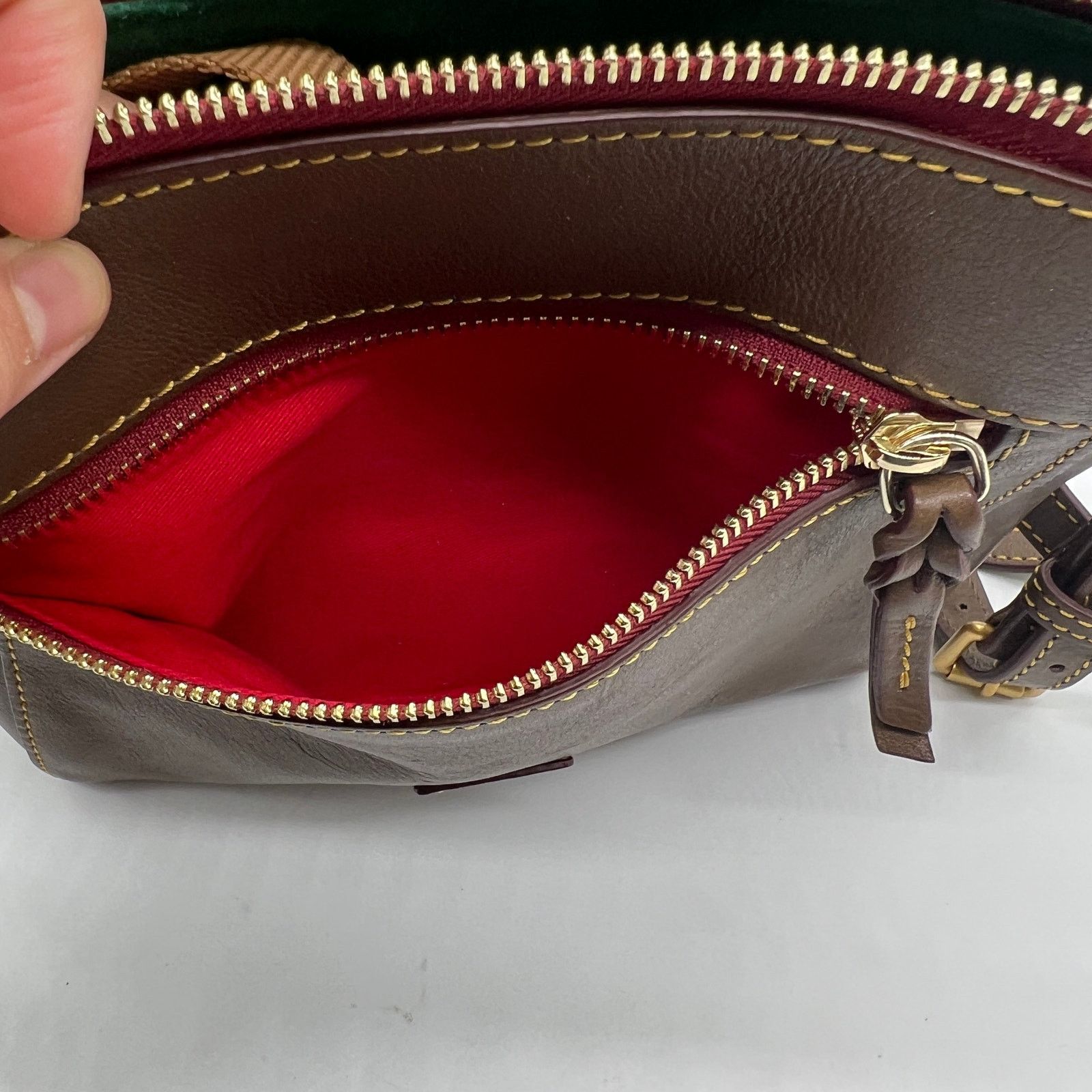 Dooney & Bourke Dooney & Bourke Florentine Leather Allison Crossbody Size ONE SIZE - 11 Thumbnail
