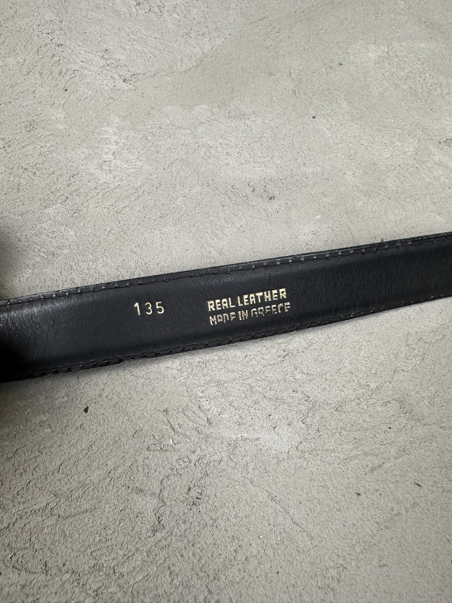Nike 90s Vintage Nike Leather Spellout Belt Size ONE SIZE - 3 Thumbnail
