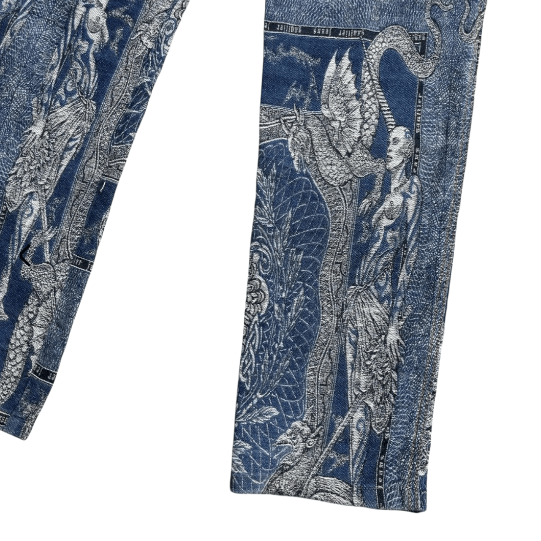 Jean Paul Gaultier Jean Paul Gaultier Dragon Tattoo Pants FW 95 Size US 28 / EU 44 - 11 Thumbnail