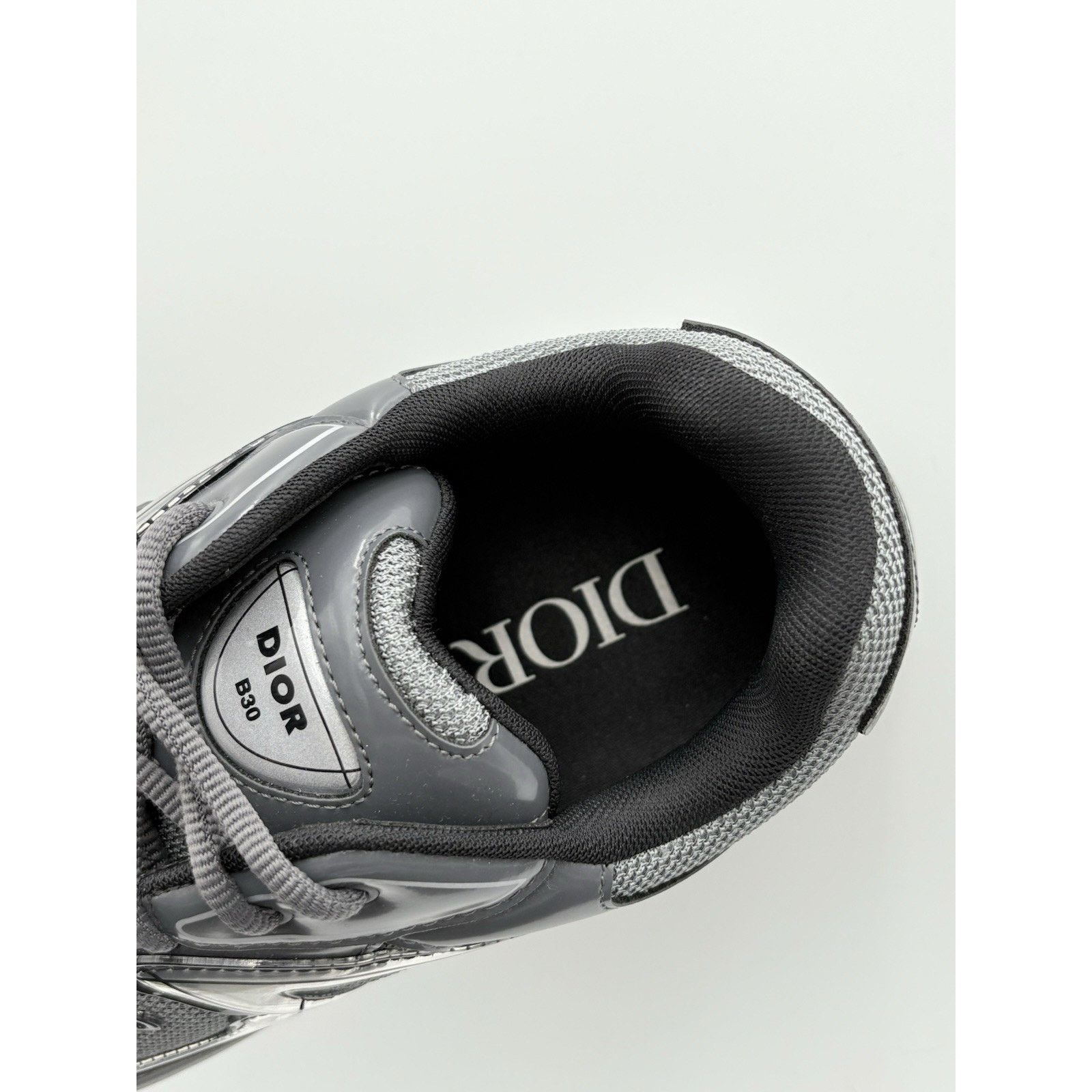 Dior Dior B30 Reflective Sneaker ' Black Gray ' | SUPER CLEAN! Size US 12 / EU 45 - 12 Thumbnail