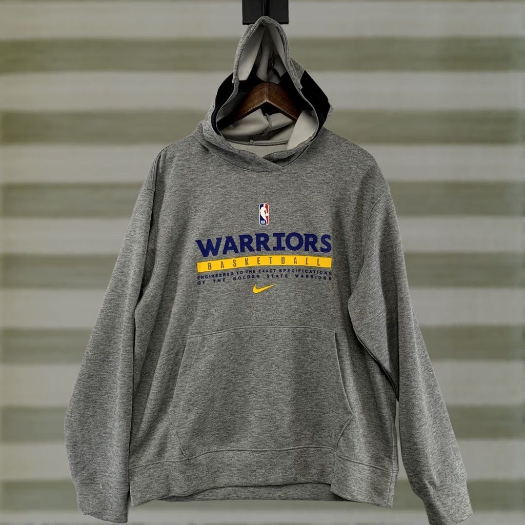 Nike Nike Golden State Warriors Hoodie Mens L Gray Dri-FIT NBA CN3846-063 Size US L / EU 52-54 / 3 - 1 Thumbnail