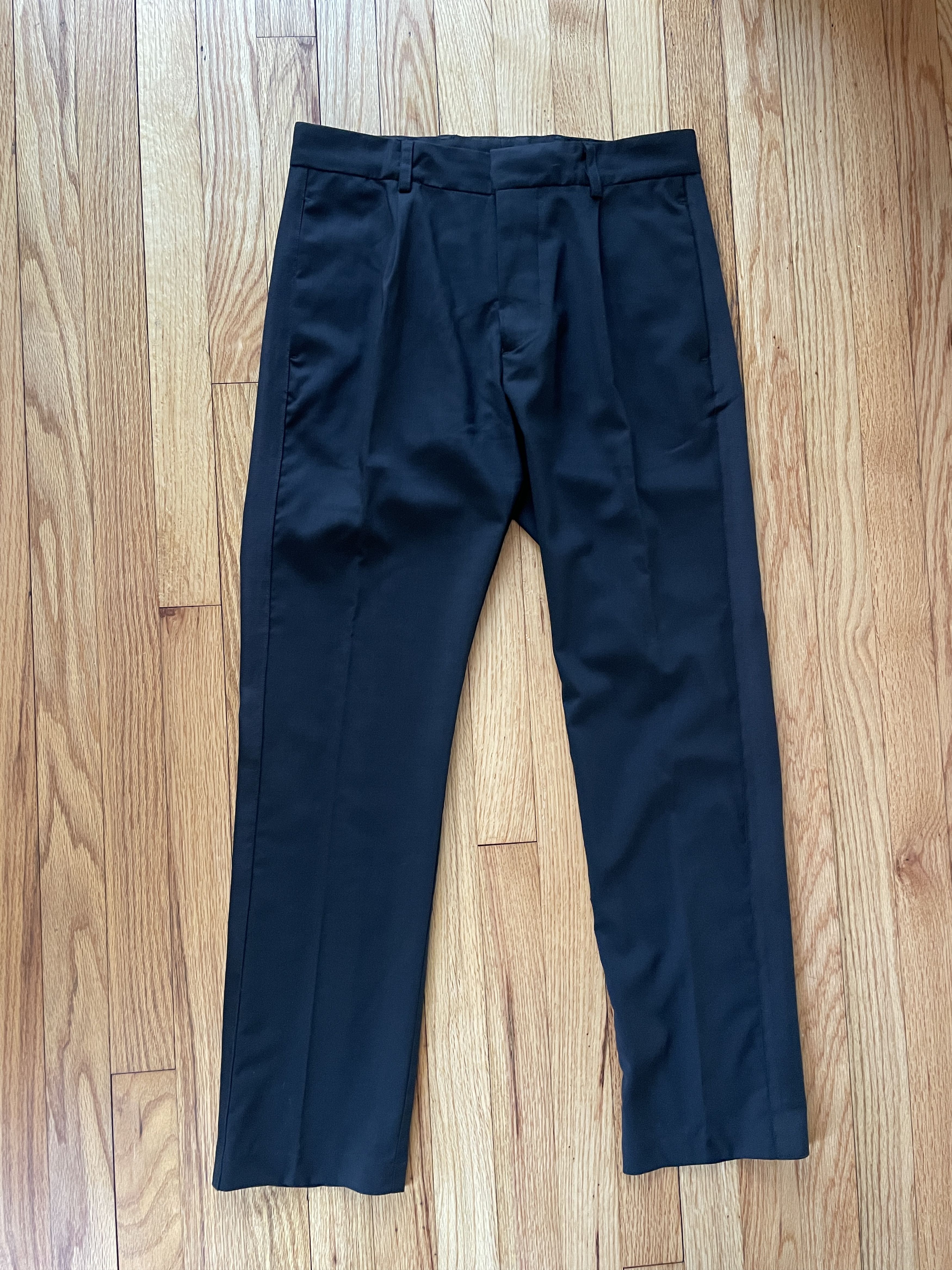 Assembly New York Assembly NY-Tuxedo single pleat Tropical Wool Suiting Pant Size US 30 / EU 46 - 1 Thumbnail