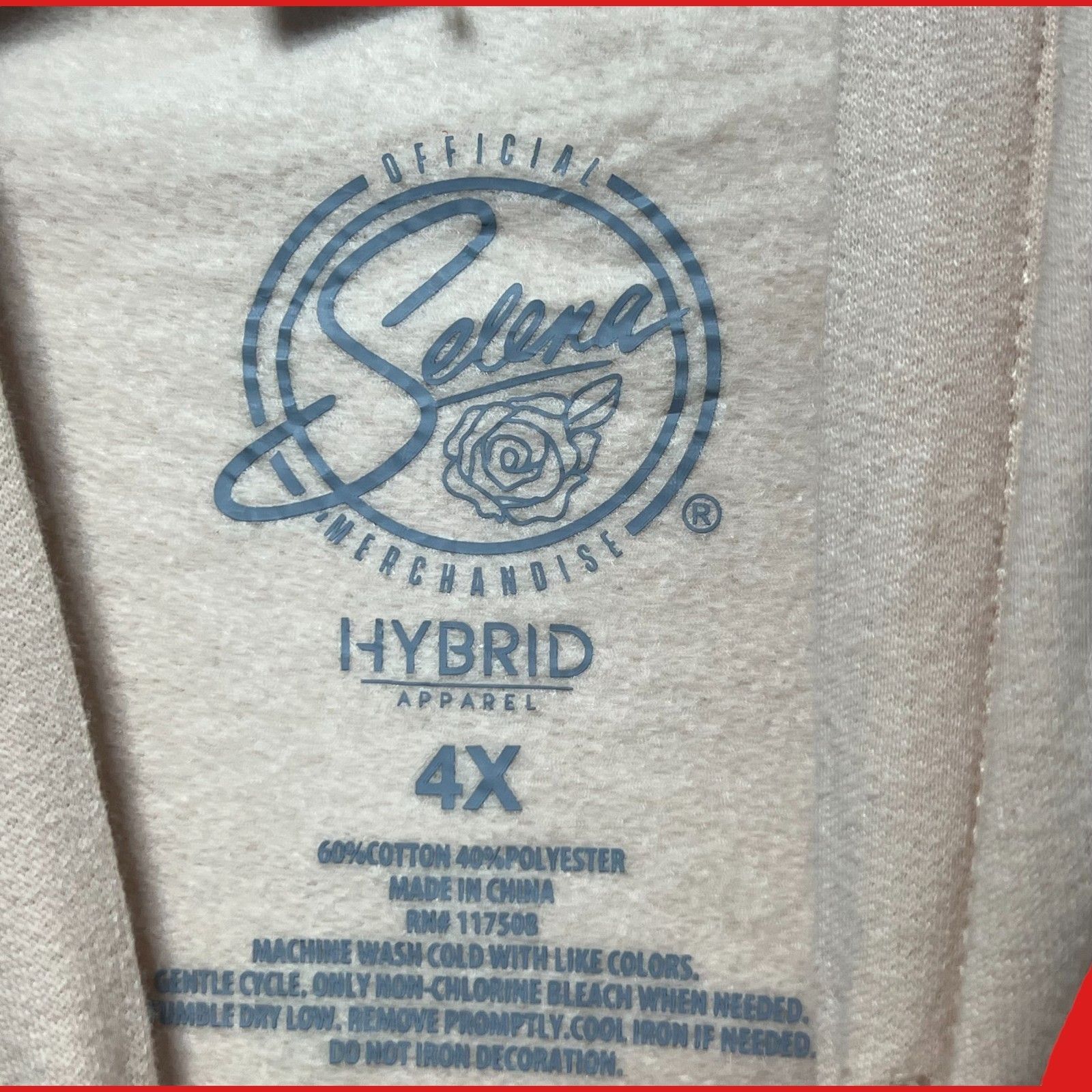 Other Apparel Hybrid - Selena - Women's Long Sleeve Hooded Sweatsh Size 4XL / US 24-26 - 9 Thumbnail