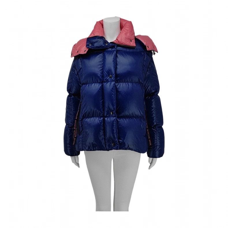 Moncler Moncler XS Blue Nylon Down Jacket Size XS / US 0-2 / IT 36-38 - 1 Thumbnail