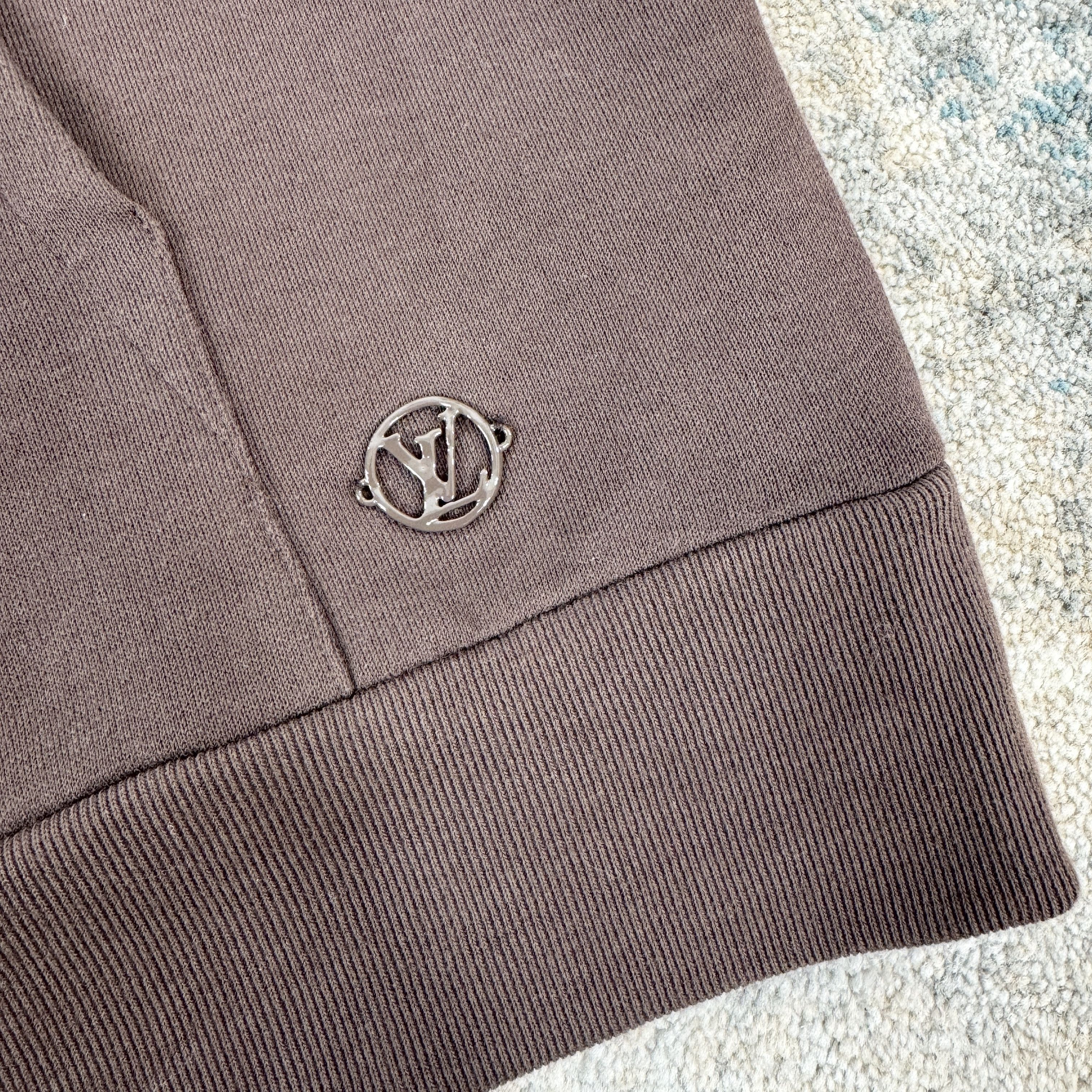 Louis Vuitton Louis Vuitton 1AAGPH Bee Patched Hoodie In Brown RRP £1265 Size US S / EU 44-46 / 1 - 5 Thumbnail