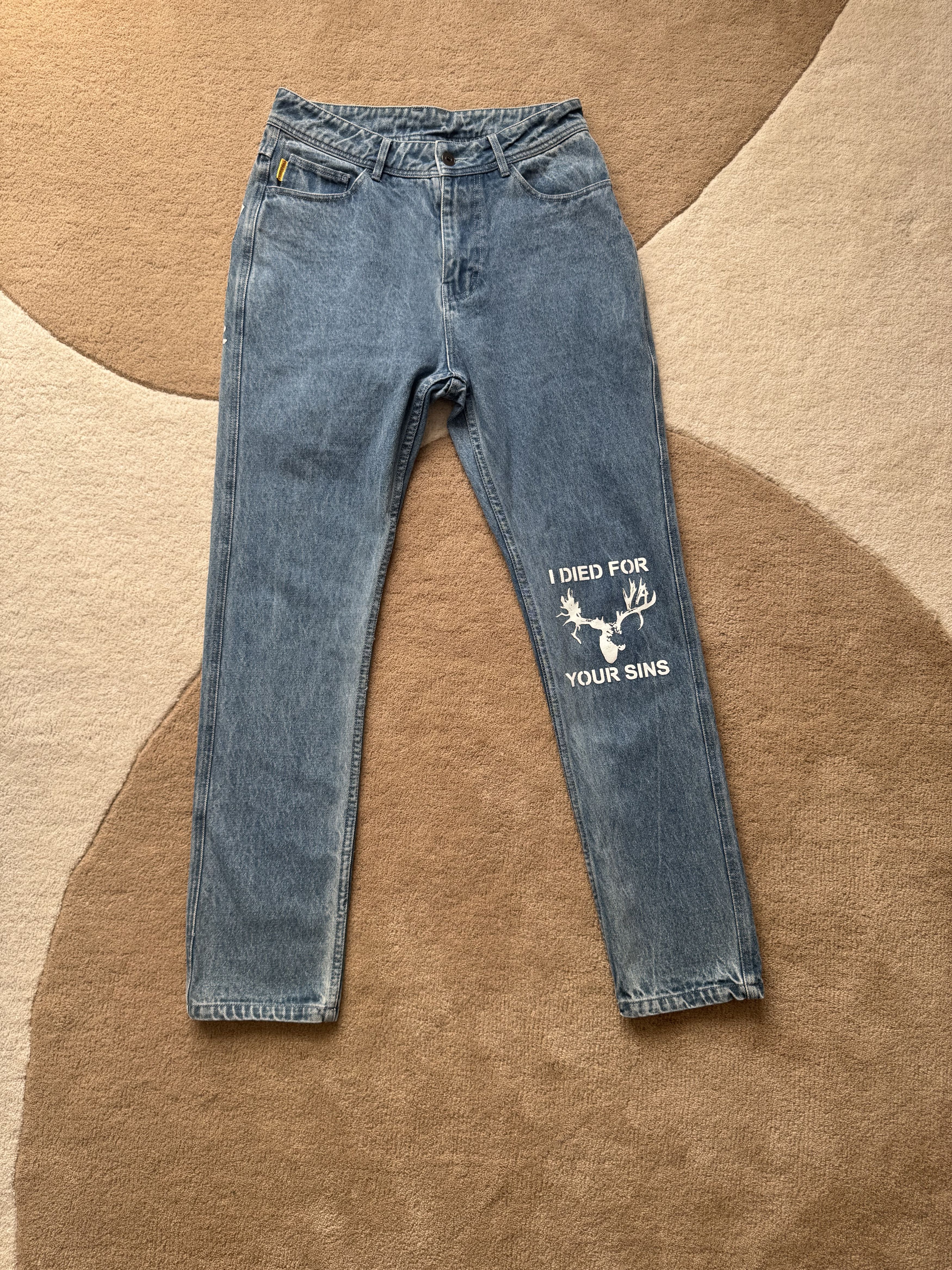 Pleasures Pleasures Relief Denim Pants Indigo Size US 30 / EU 46 - 1 Thumbnail