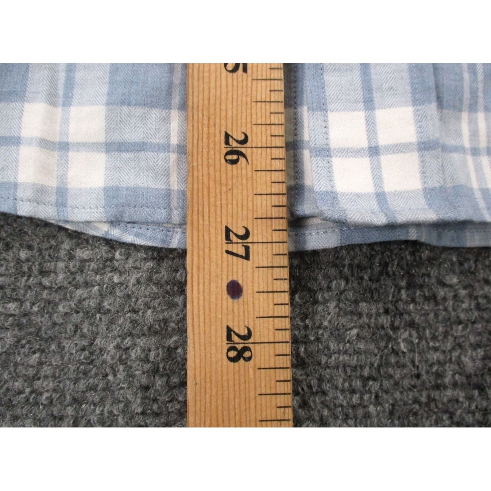Faherty Faherty Shirt Mens XS Blue Plaid Lightweight Button-Up Casual Preppy Classic Outdoor Modern Fit Shirtxs? Size US XS / EU 42 / 0 - 4 Thumbnail