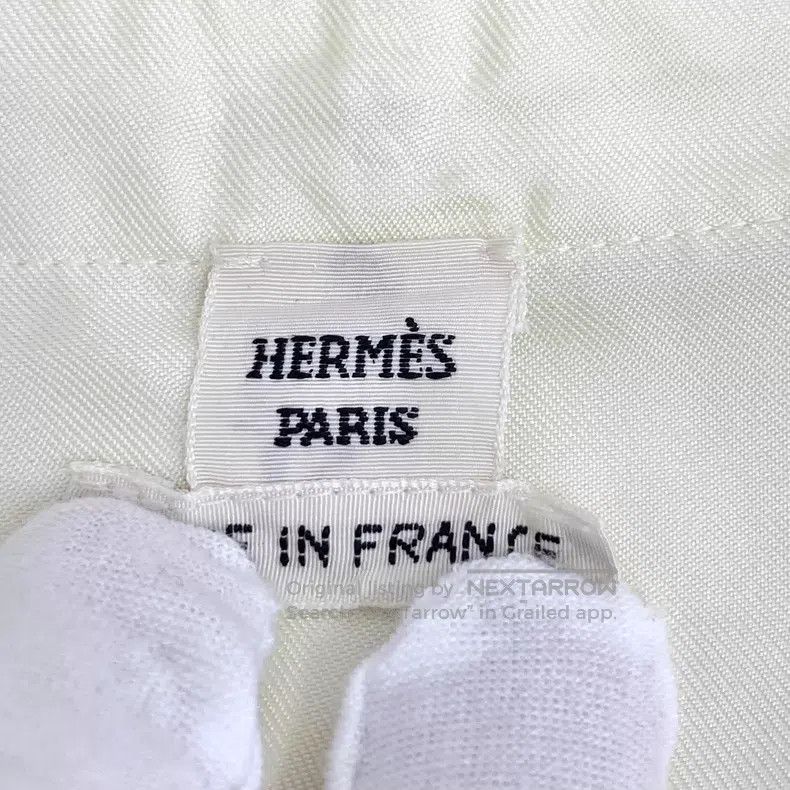 Hermes Hermes Off-white round neck sleeveless silk dress Size XS / US 0-2 / IT 36-38 - 6 Thumbnail