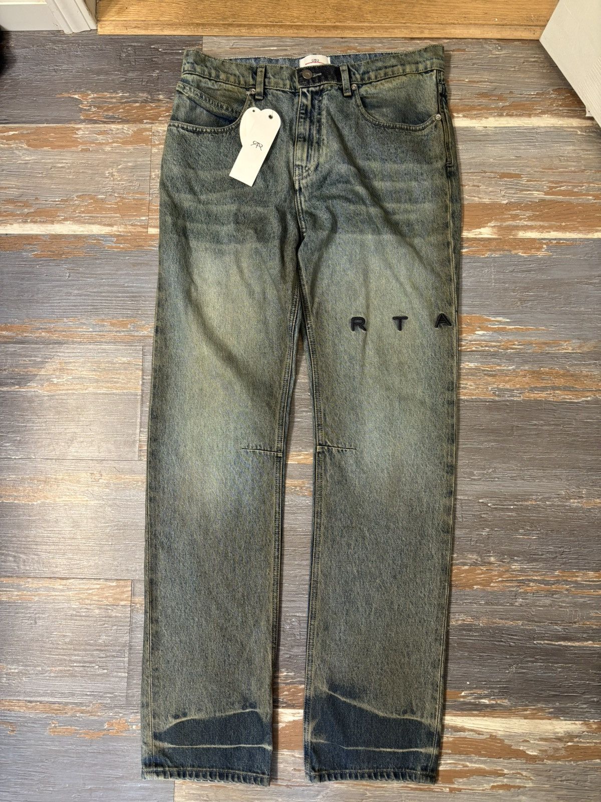 Rta RTA Embroidered Denim Size US 33 - 1 Thumbnail