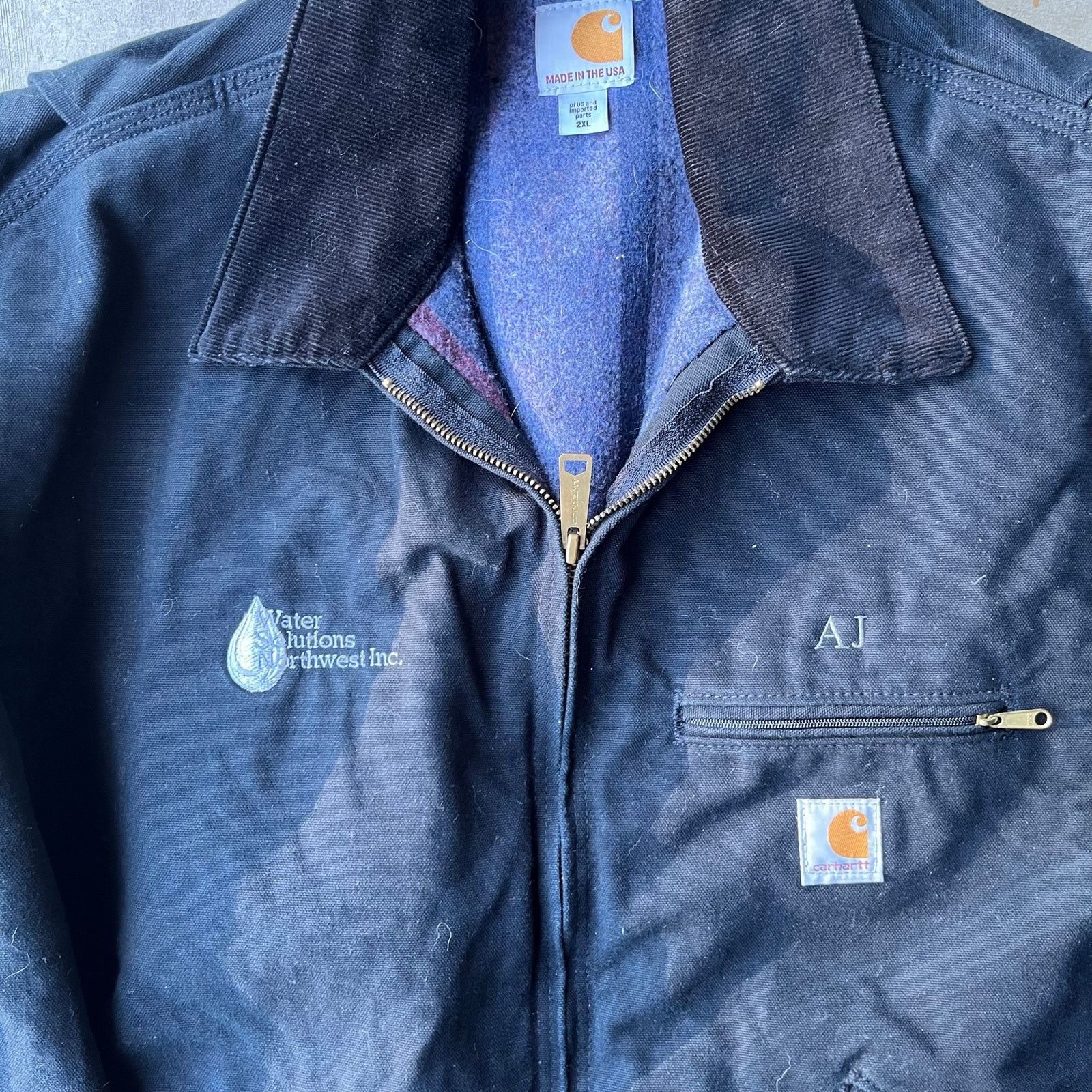 Vintage VINTAGE BLACK CARHARTT DETROIT JACKET J97 2XL CARPENTER Size US XXL / EU 58 / 5 - 4 Thumbnail