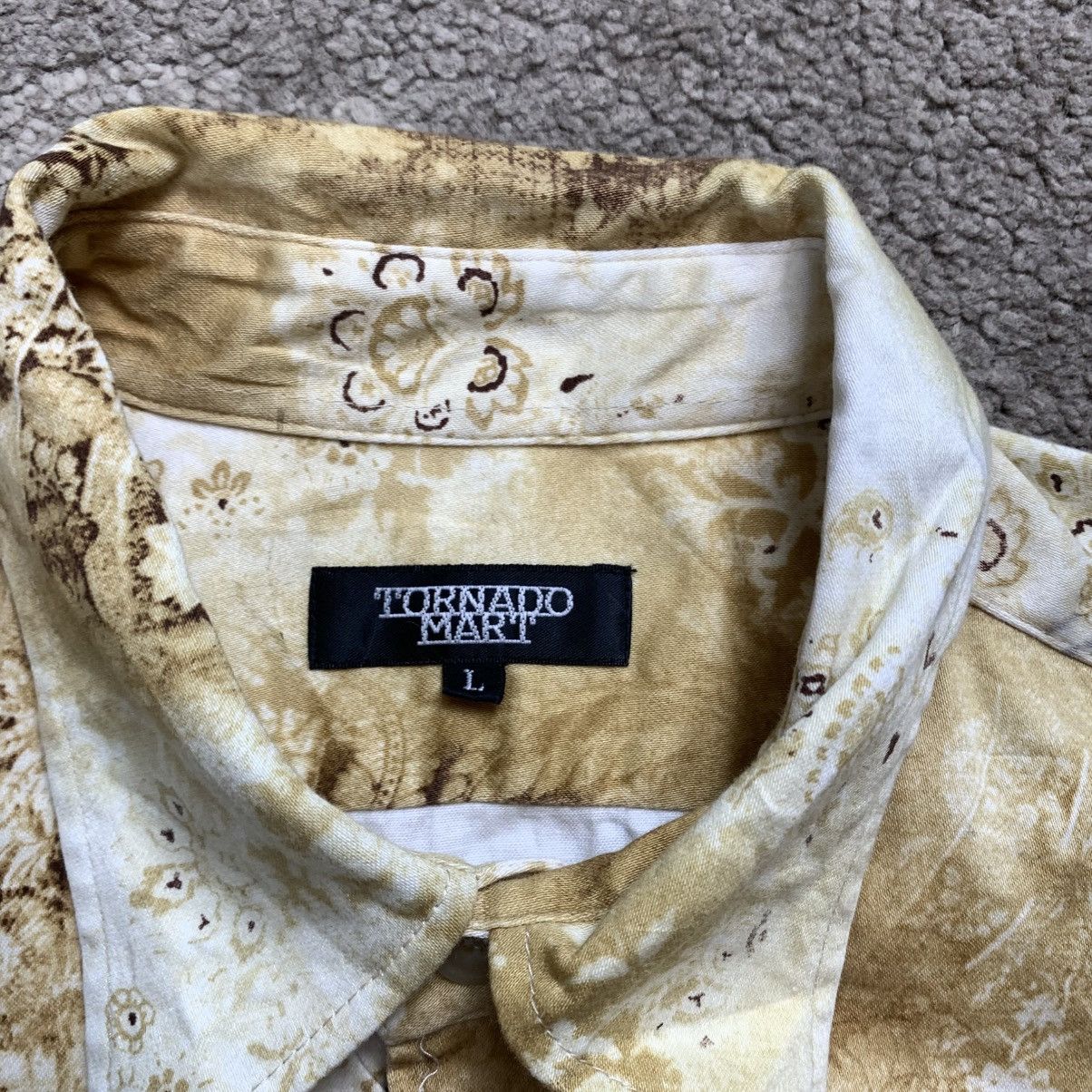 Japanese Brand TORNADO MART Short Shirt Button Up Japanese Brand Size L / US 10 / IT 46 - 5 Thumbnail