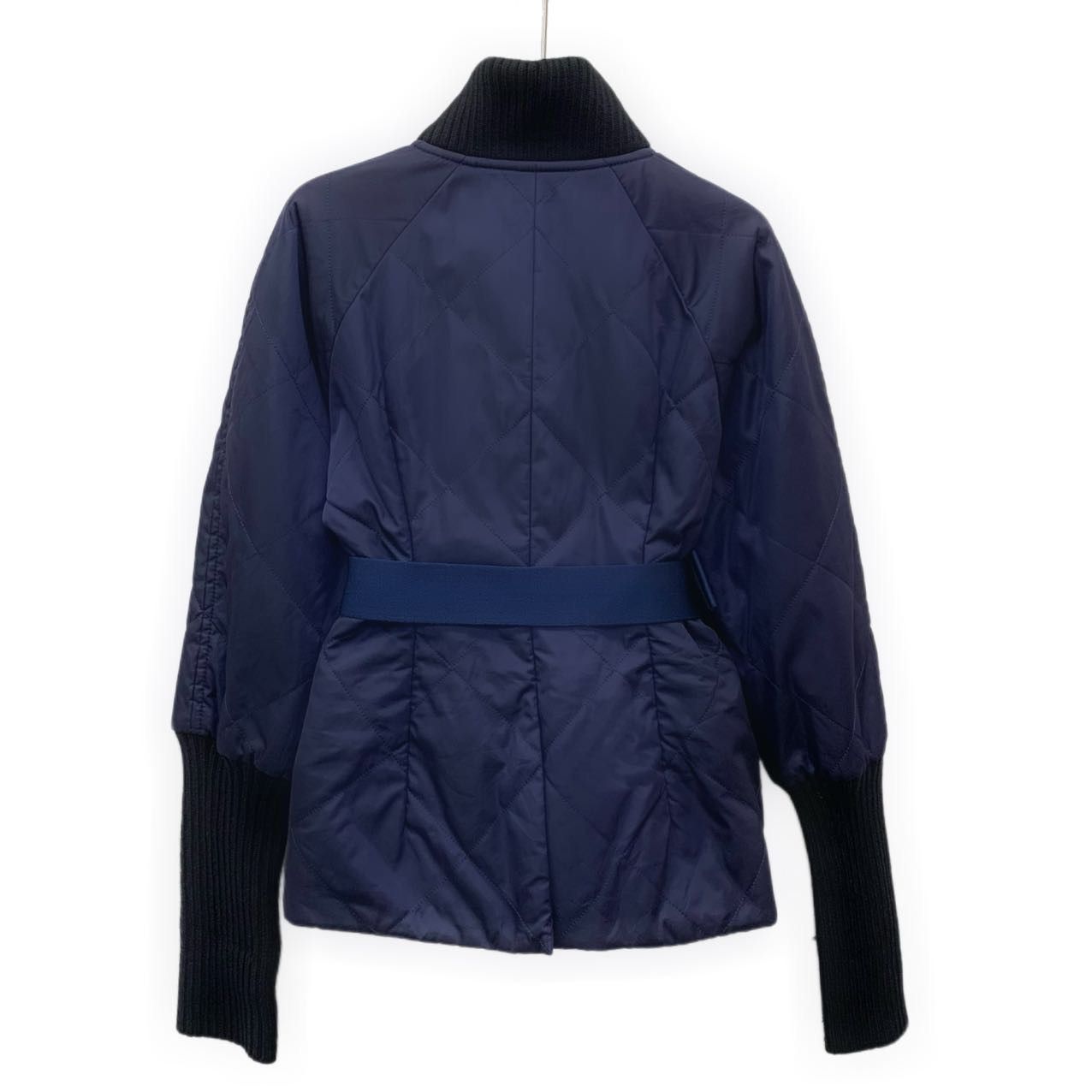 Miu Miu Miu Miu Belted Jacket Navy (42) Size US XS / EU 42 / 0 - 2 Thumbnail