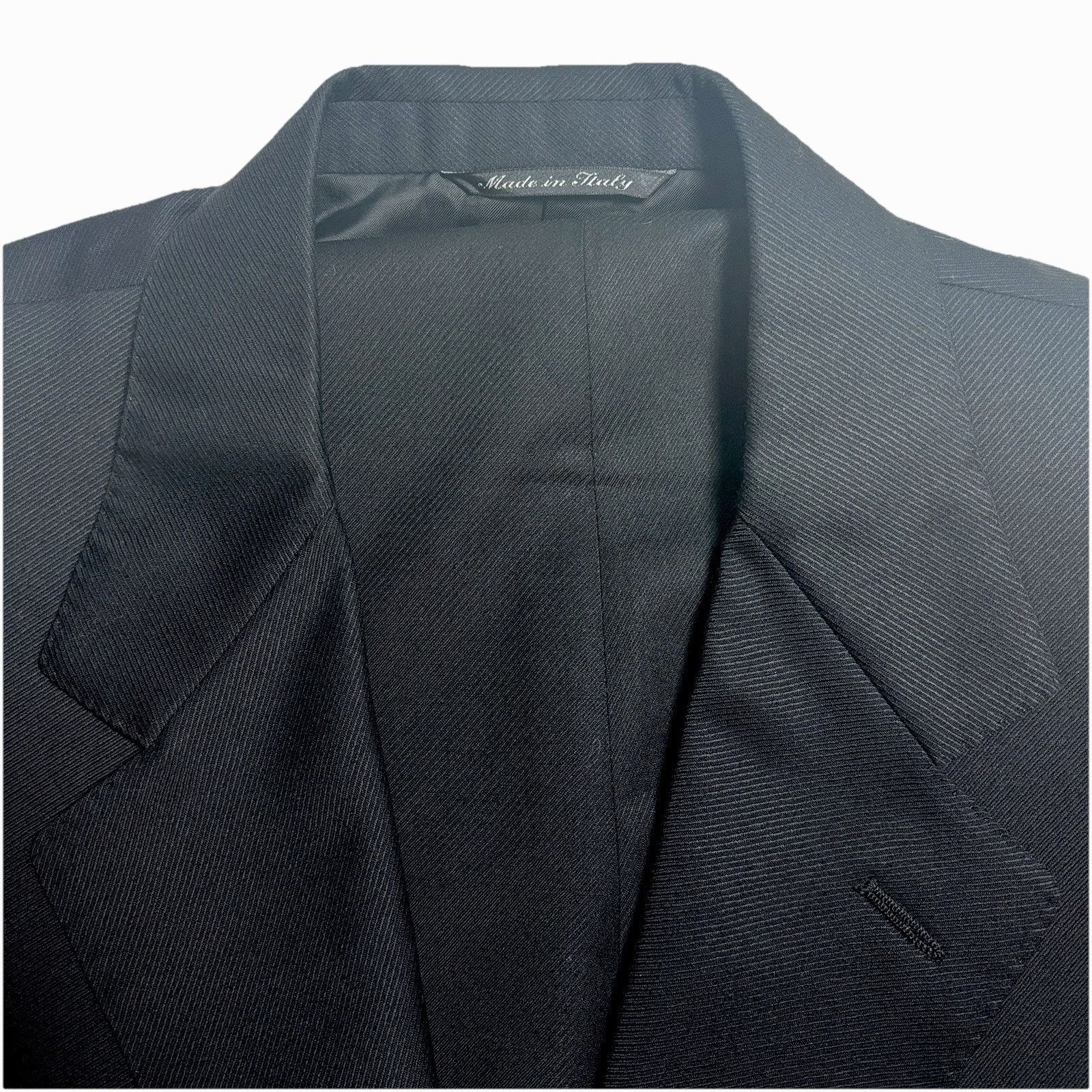 Canali Canali Lana 3 Button Blazer Suit US 44L 54L Italy Men Pin St Size 44L - 1 Thumbnail