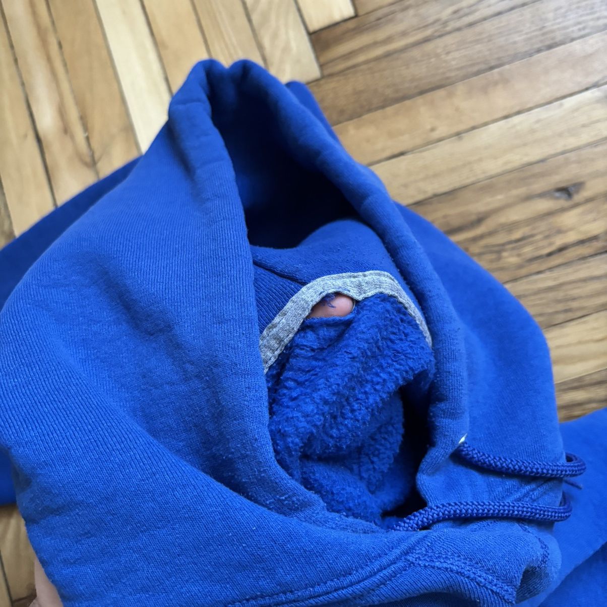 Other Vintage Trashed Russell Athletic Hoodie Blank Size US XL / EU 56 / 4 - 6 Thumbnail